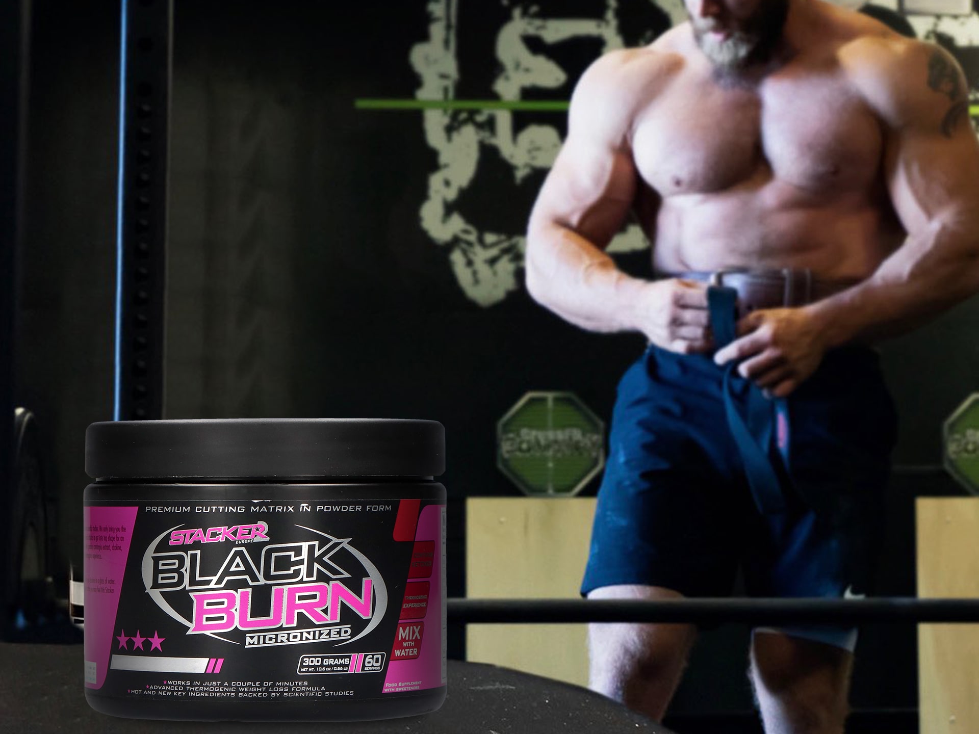 STACKER2 Black Burn - 300g hubnutí