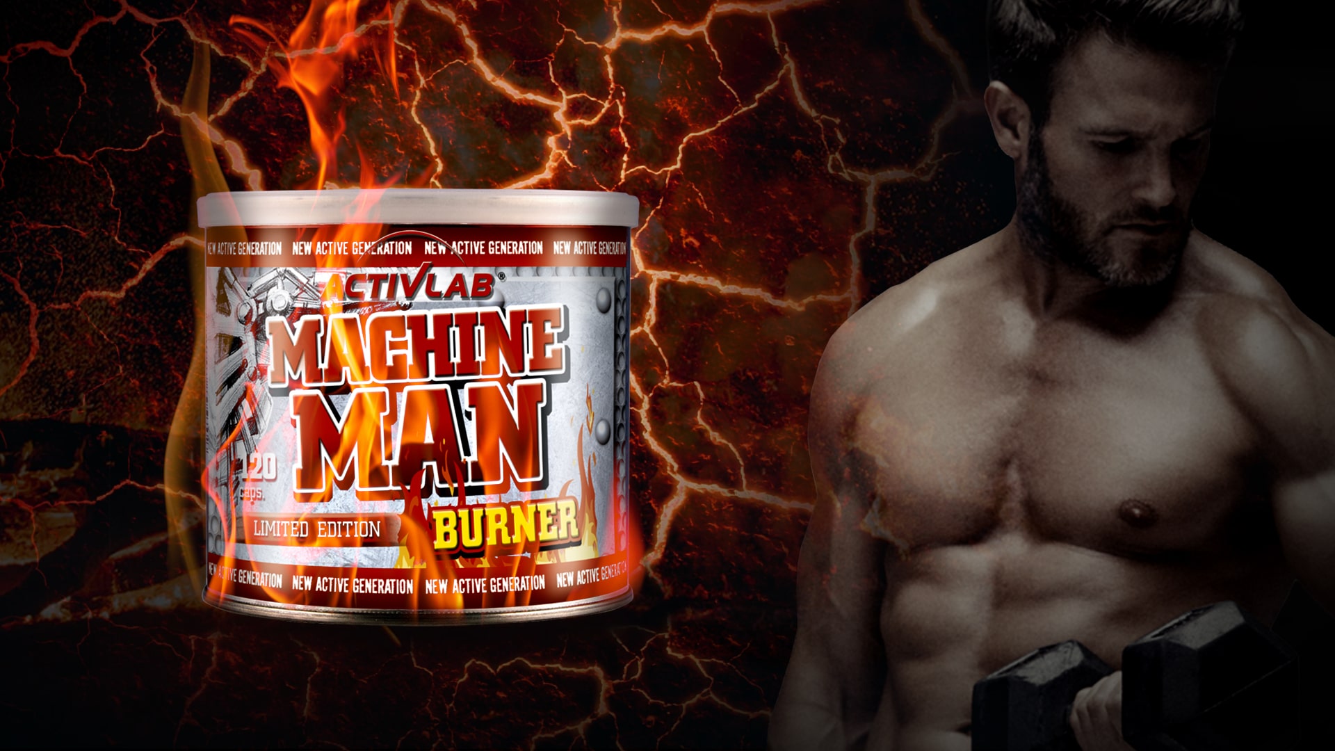 spalovač tuků Machine Man Burner