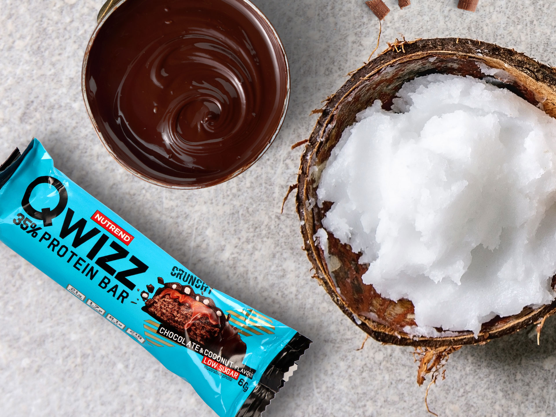 NUTREND Baton QWIZZ Protein Bar - 60g PROTEIN BAR