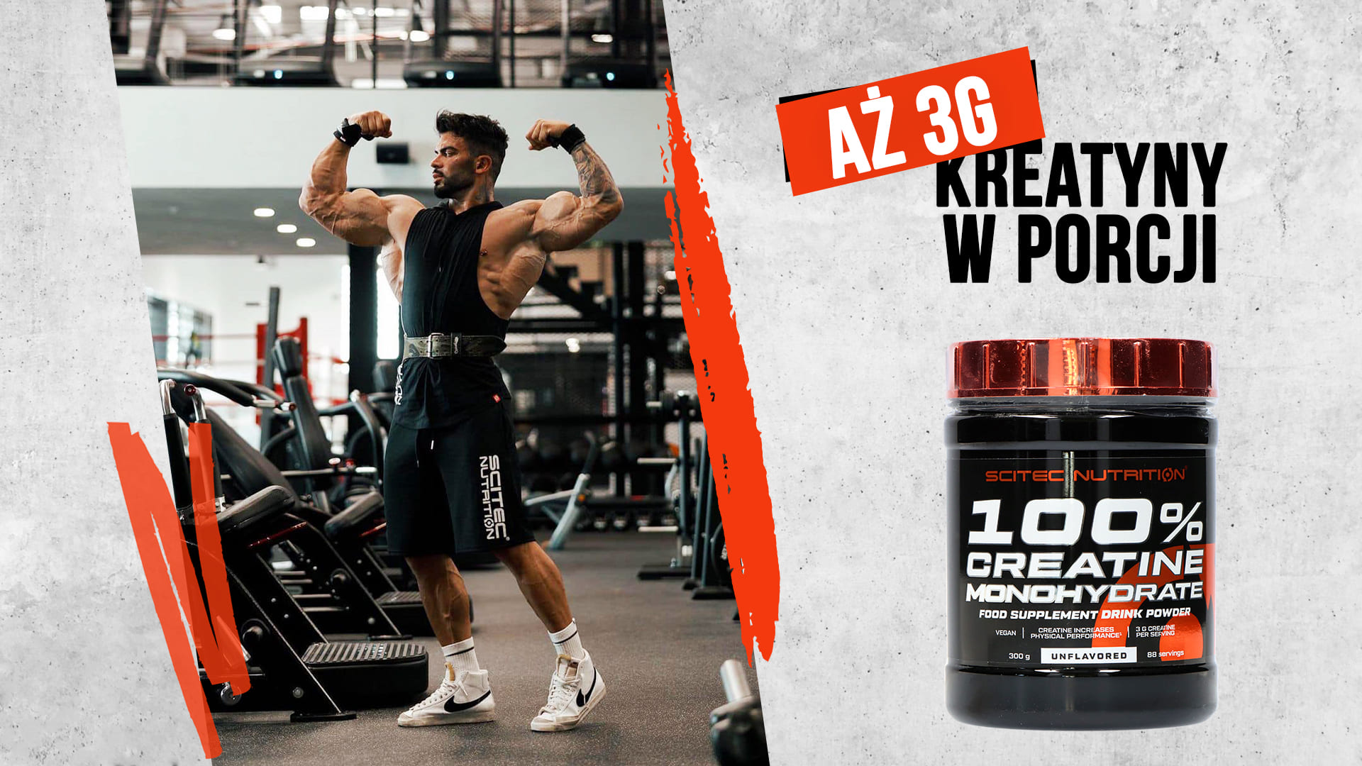 SCITEC 100% Creatine Monohydrate - 300g