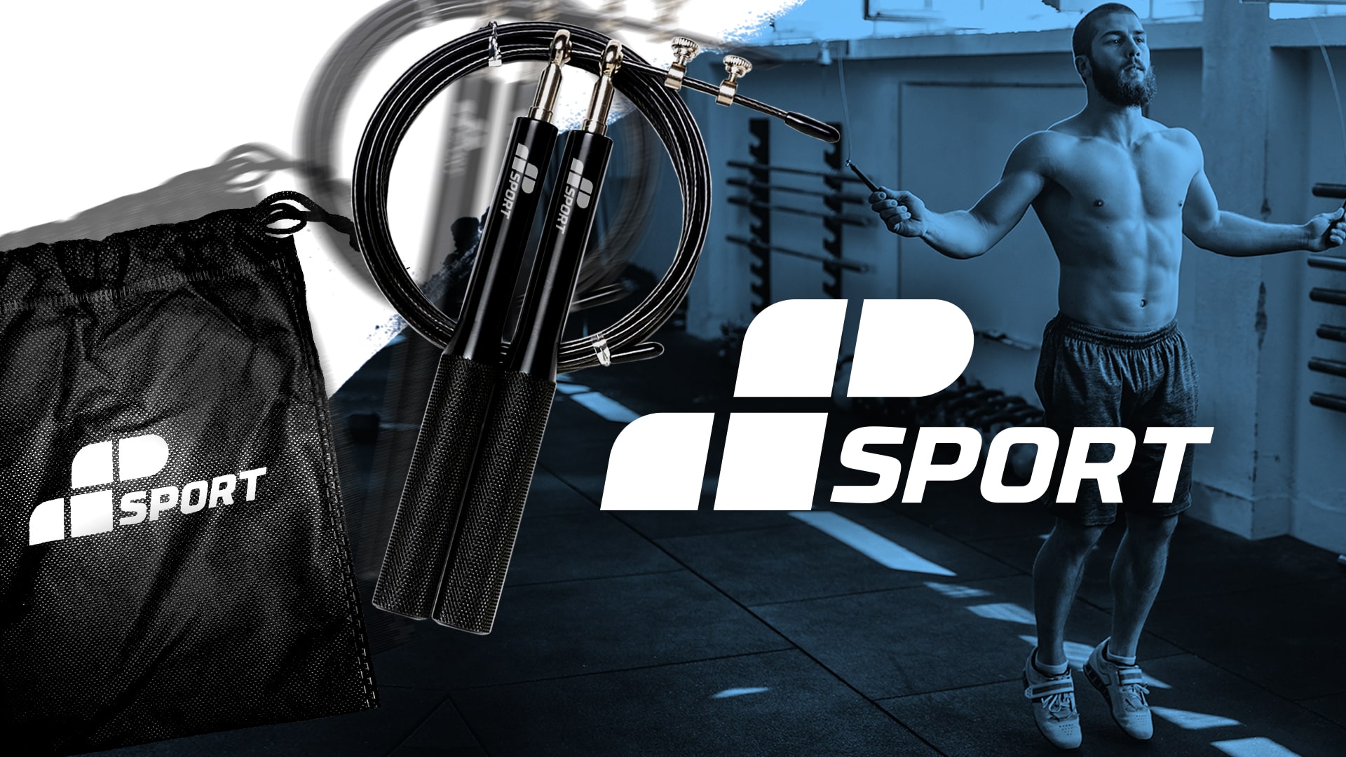 MP SPORT Jump Rope Aluminium Handle - Švihadlo s hliníkovými úchyty - 3m