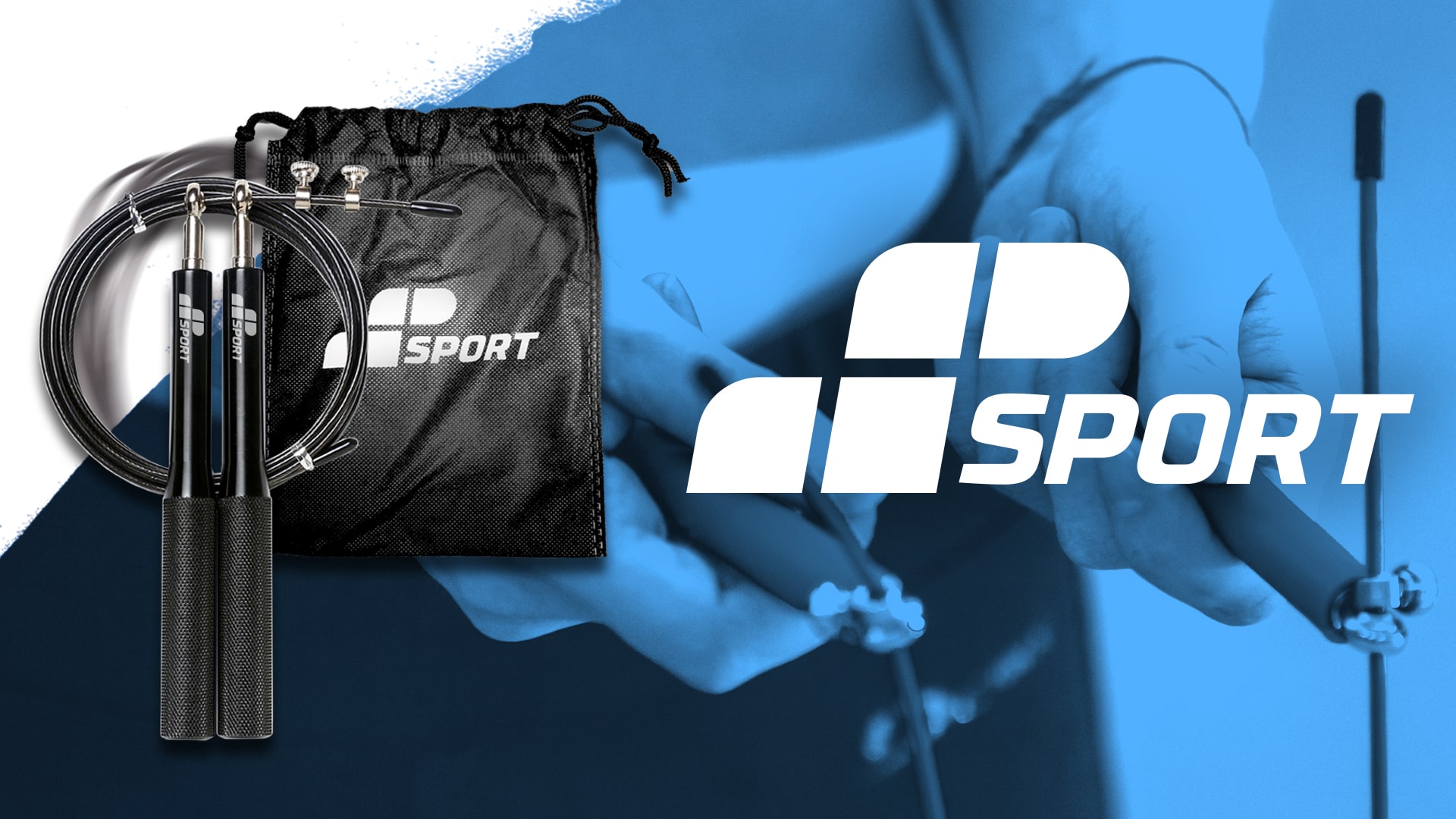 MP SPORT Jump Rope Aluminium Handle - Švihadlo s hliníkovými úchyty - 3m