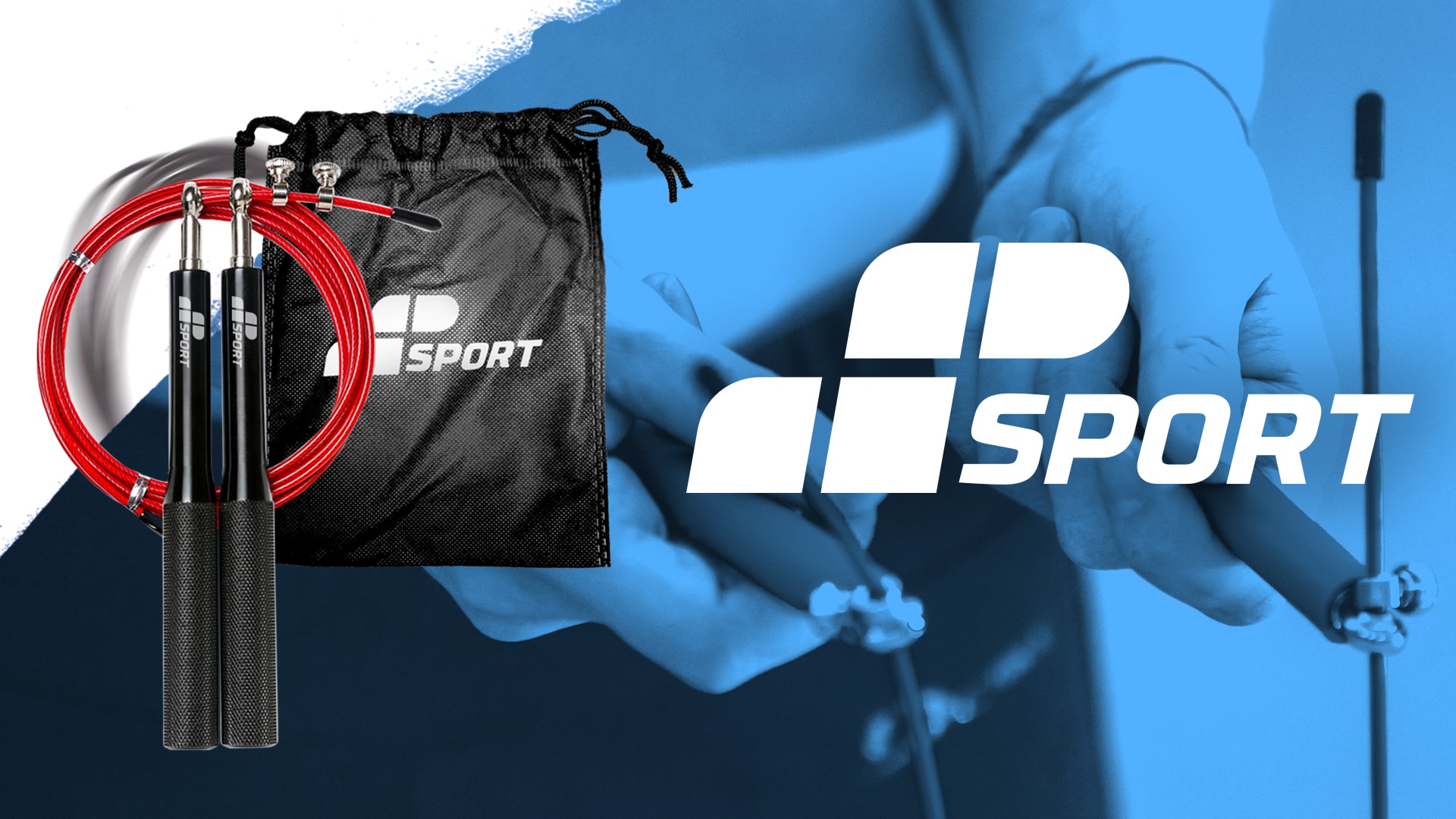 MP SPORT Jump Rope Aluminium Handle - Švihadlo s hliníkovými úchyty - 3m