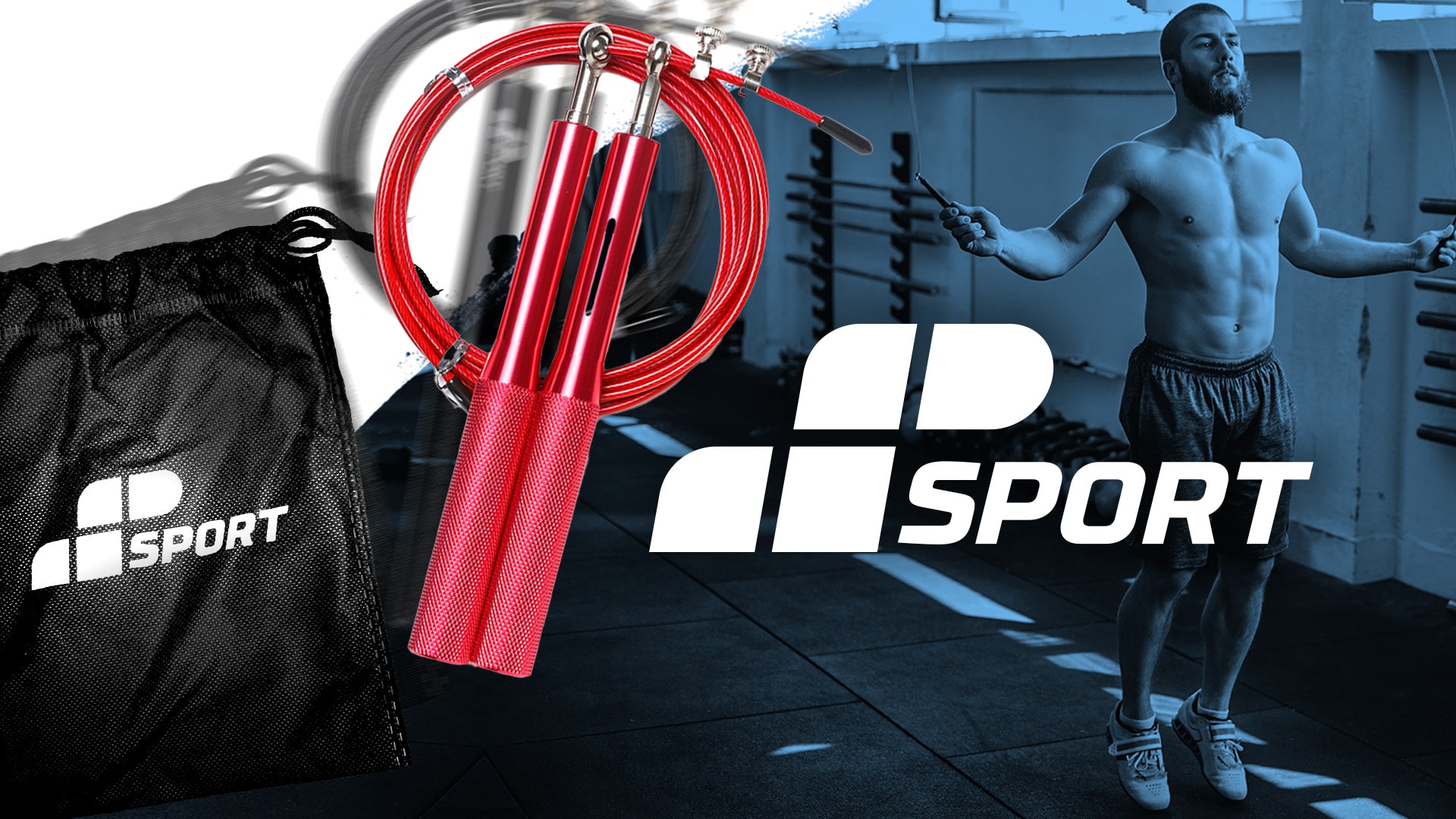 MP SPORT Jump Rope Aluminium Handle - Švihadlo s hlinikovými rukojeťmi - 3m