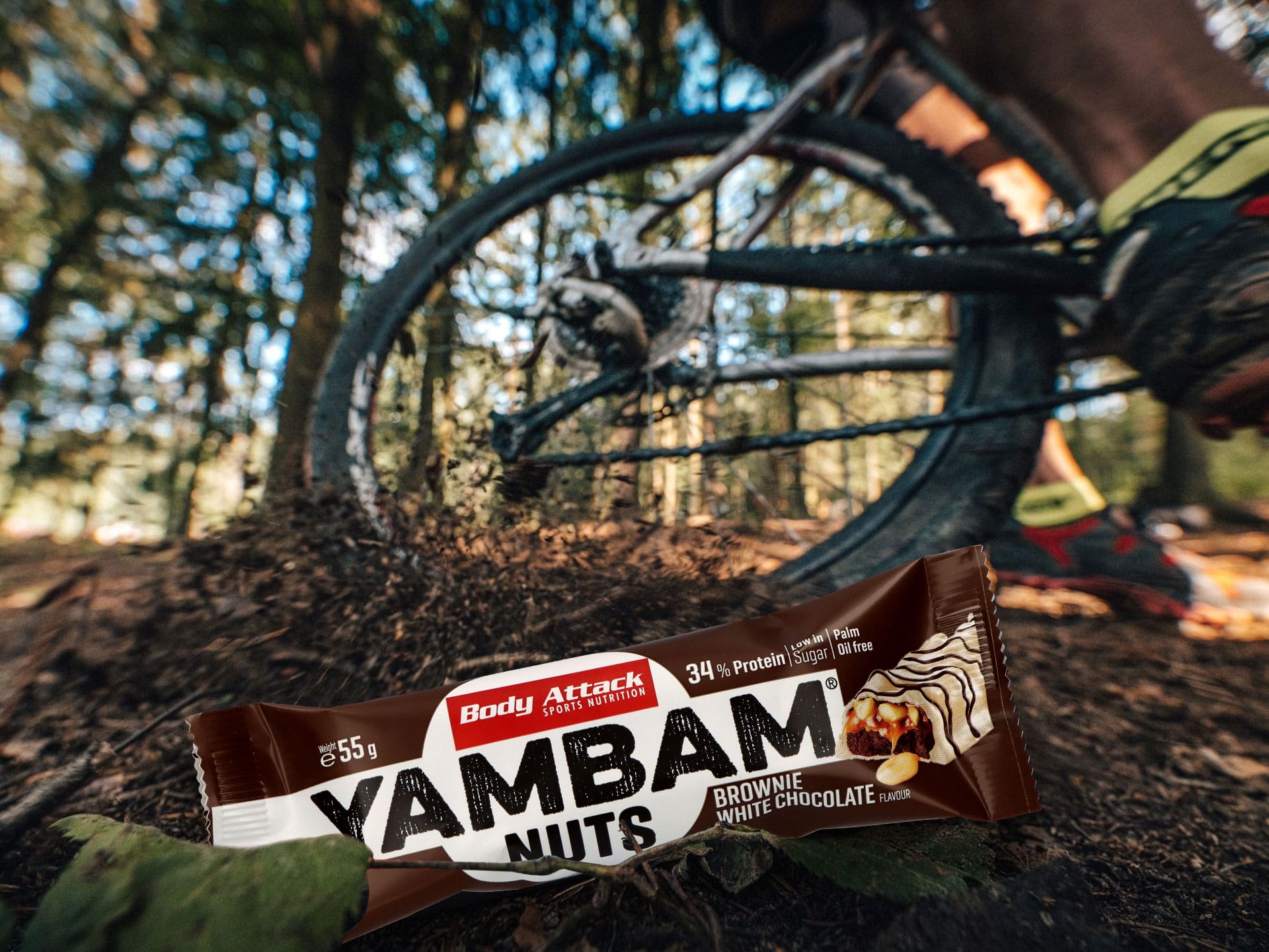 BODY ATTACK Yambam Crunchy - 55g baton vysokobílkový