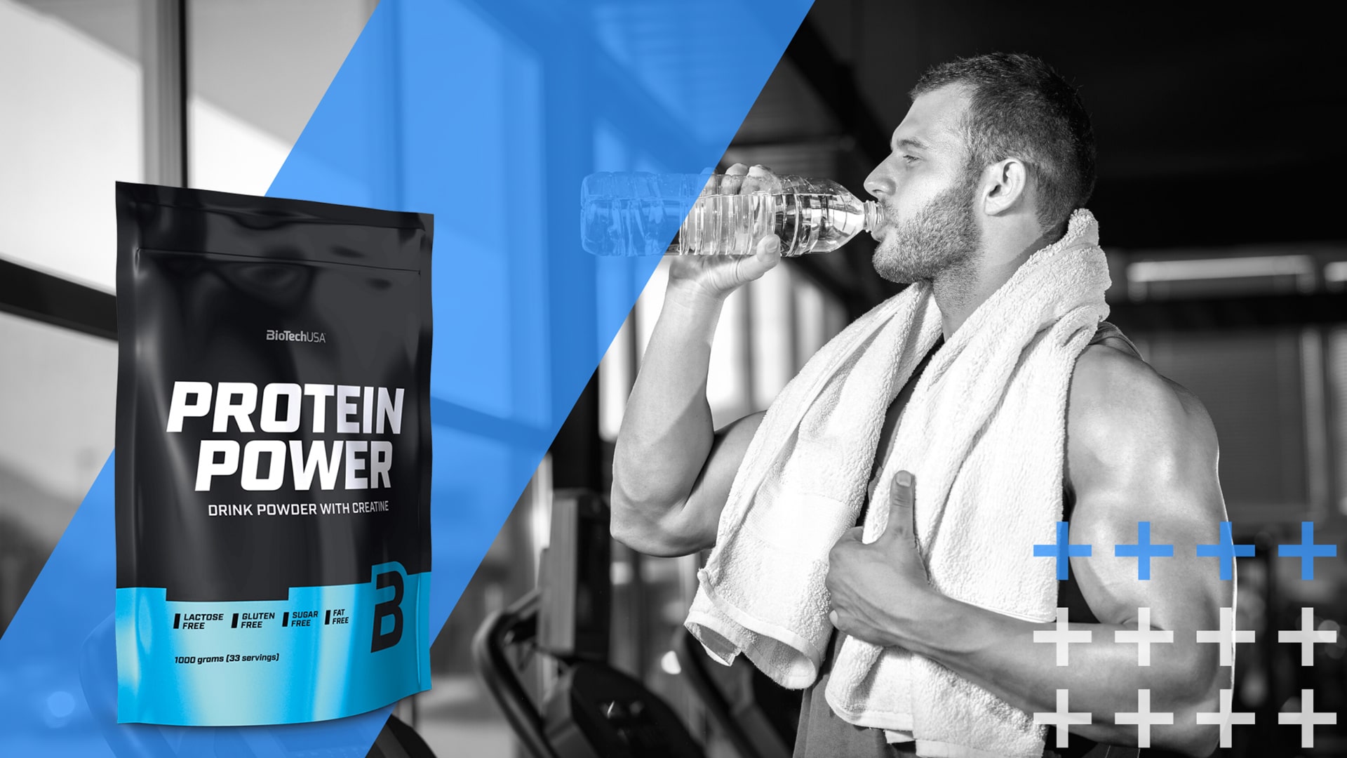 BioTech USA Protein Power - 1000g doplněk