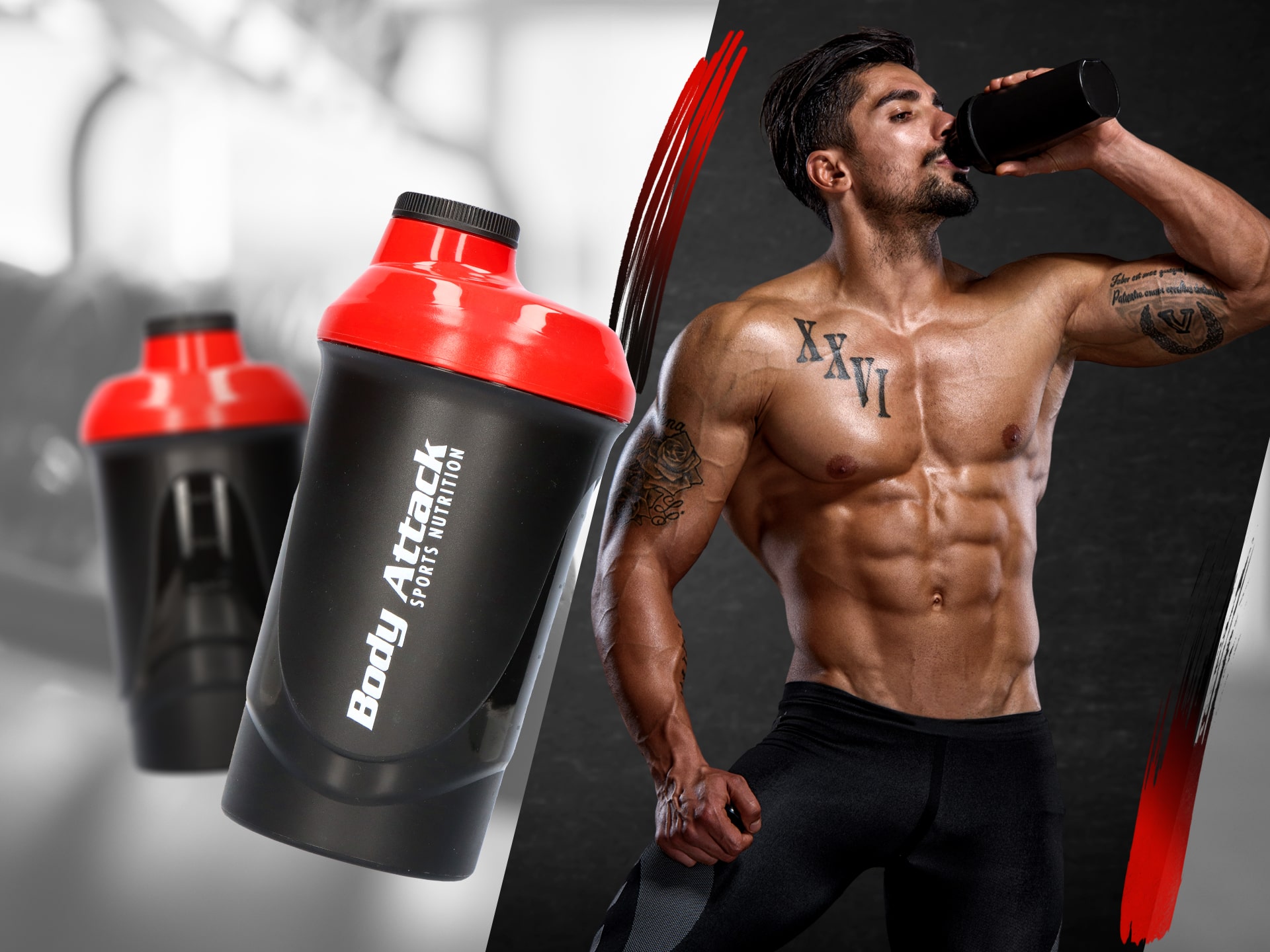 shaker body attack na bílkoviny