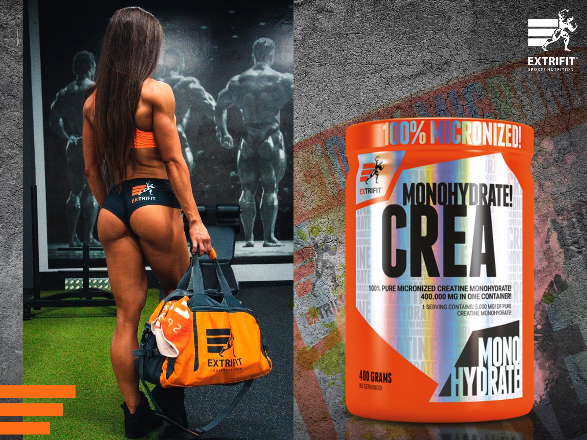 extrifit monohydrat creatine 400g kreatina