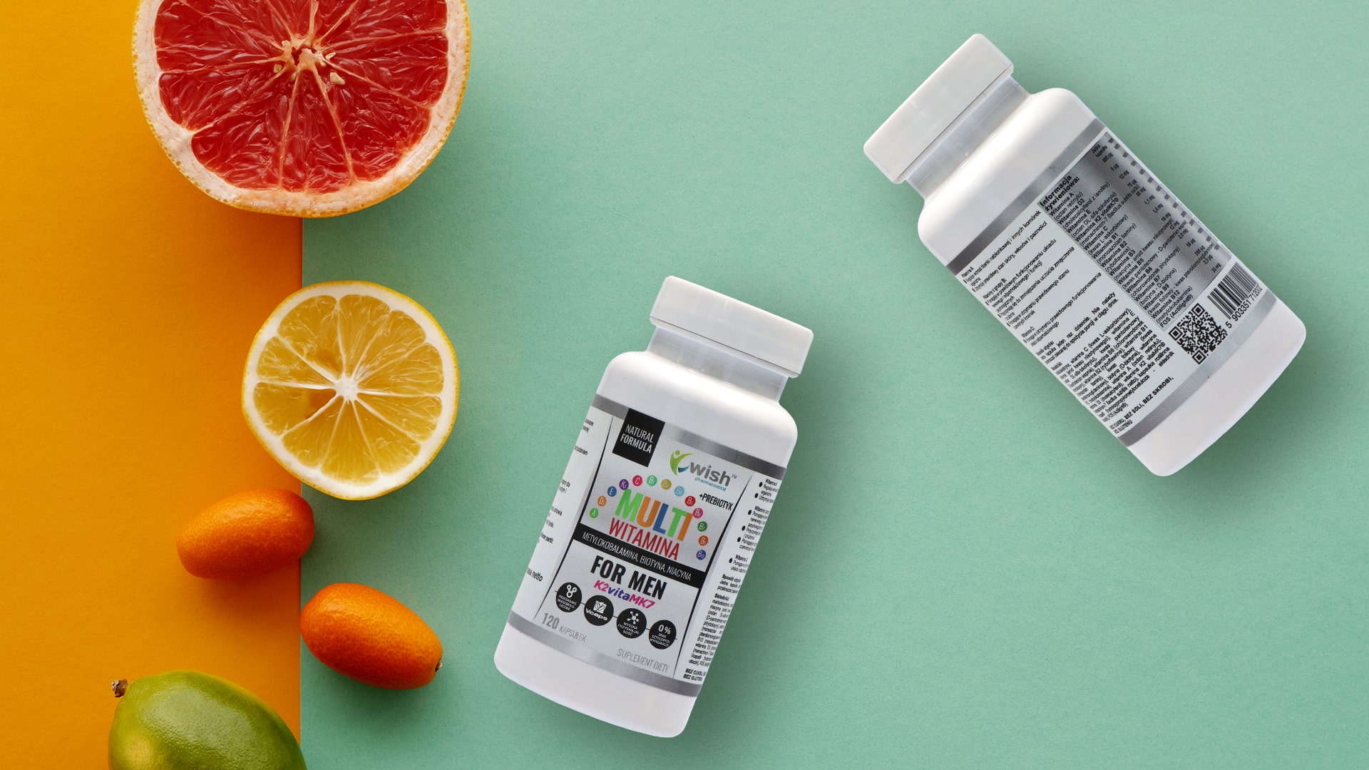 wish Multivitamin For Men 120caps pro muže