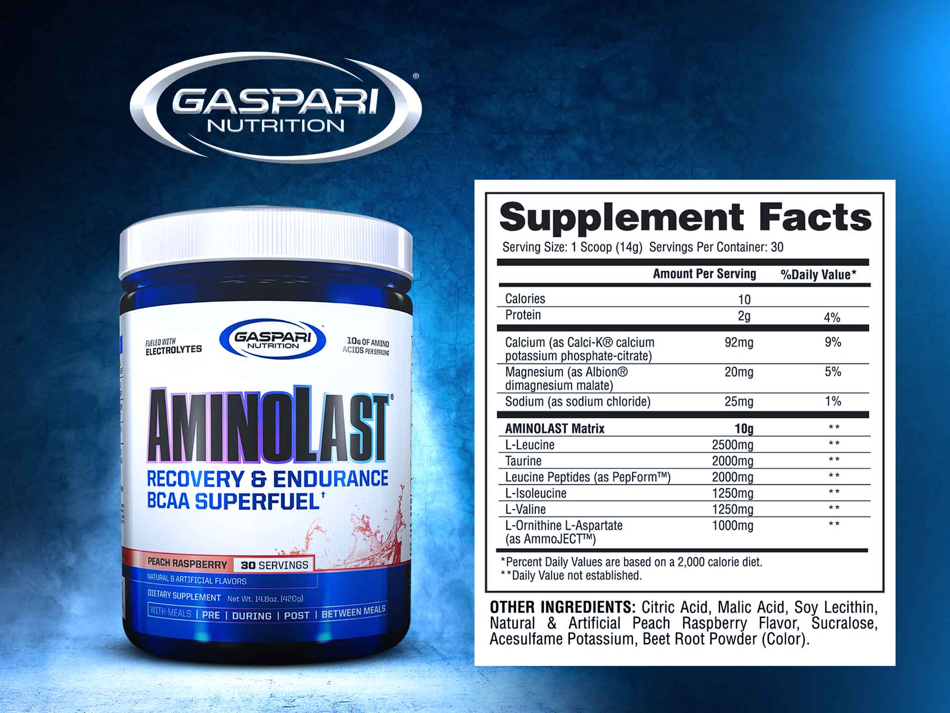 aminokyseliny Aminolast peach