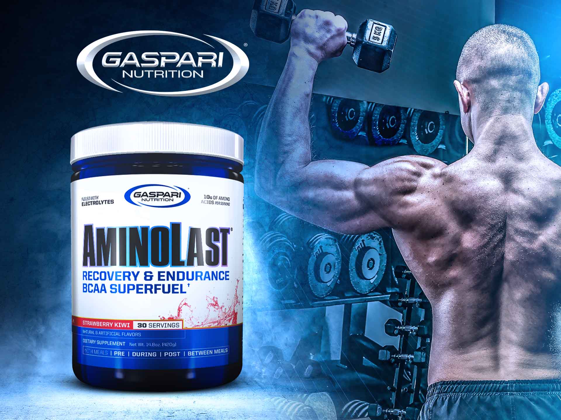 Gaspari Aminolast  BCAA strawberry