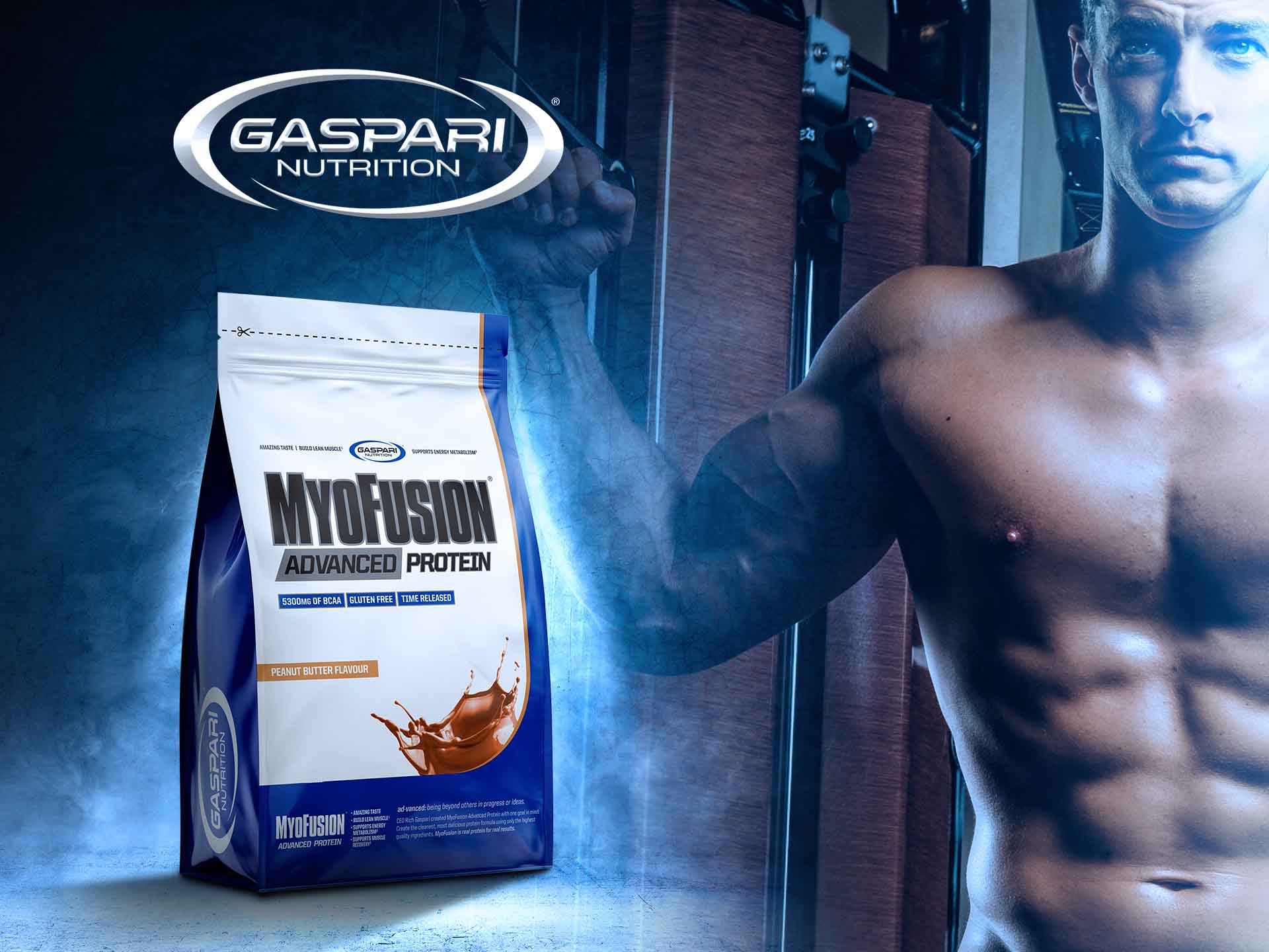 Svalová hmota Myofusion Advanced EU - 500g peanut butter