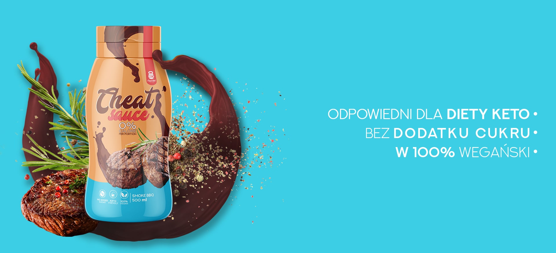 Cheat Meal Nutrition Sauce (Sos bez kalorií) 0% - 500ml