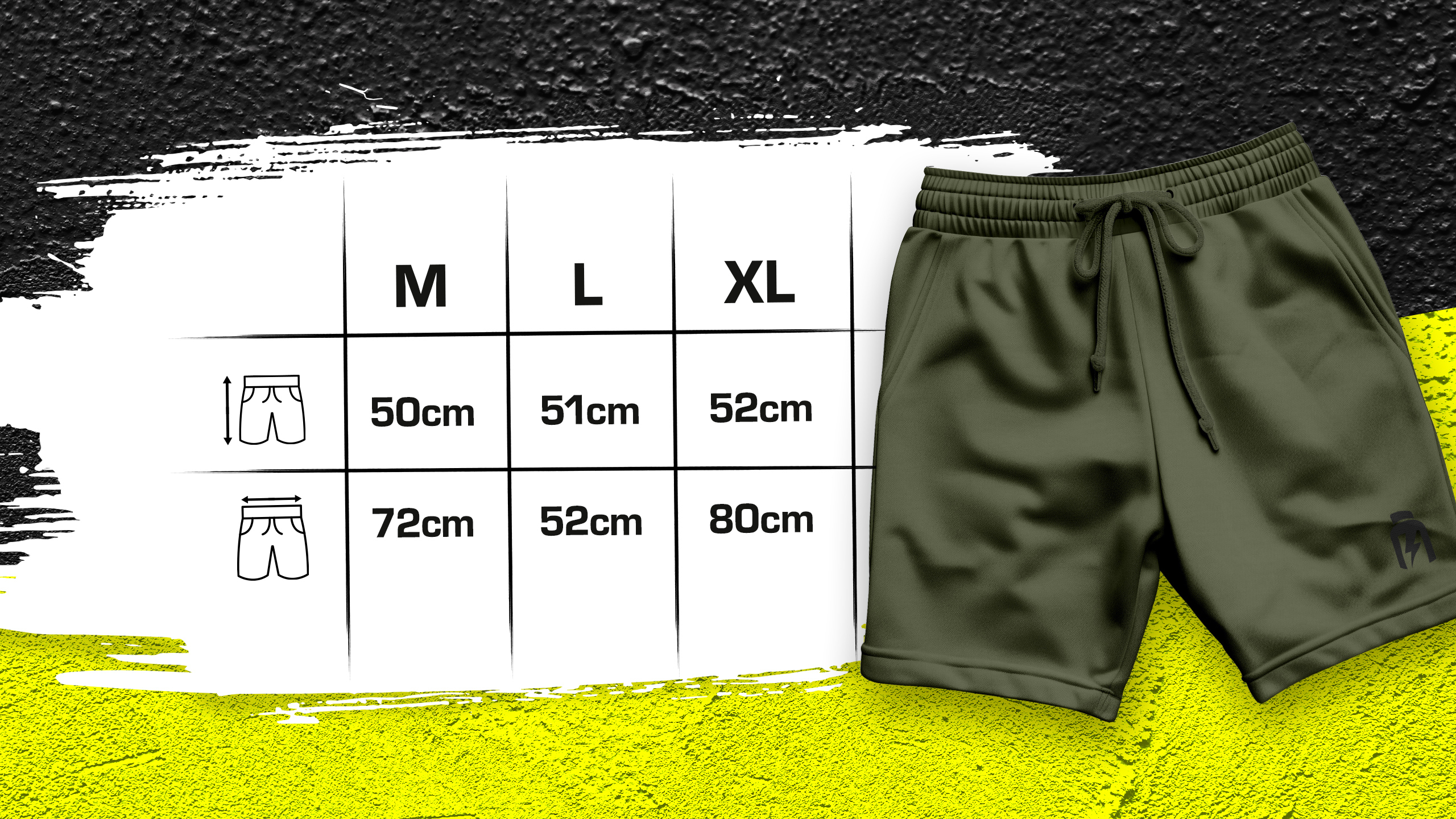 HIRO.LAB Khaki Green Shorts khaki_zielone