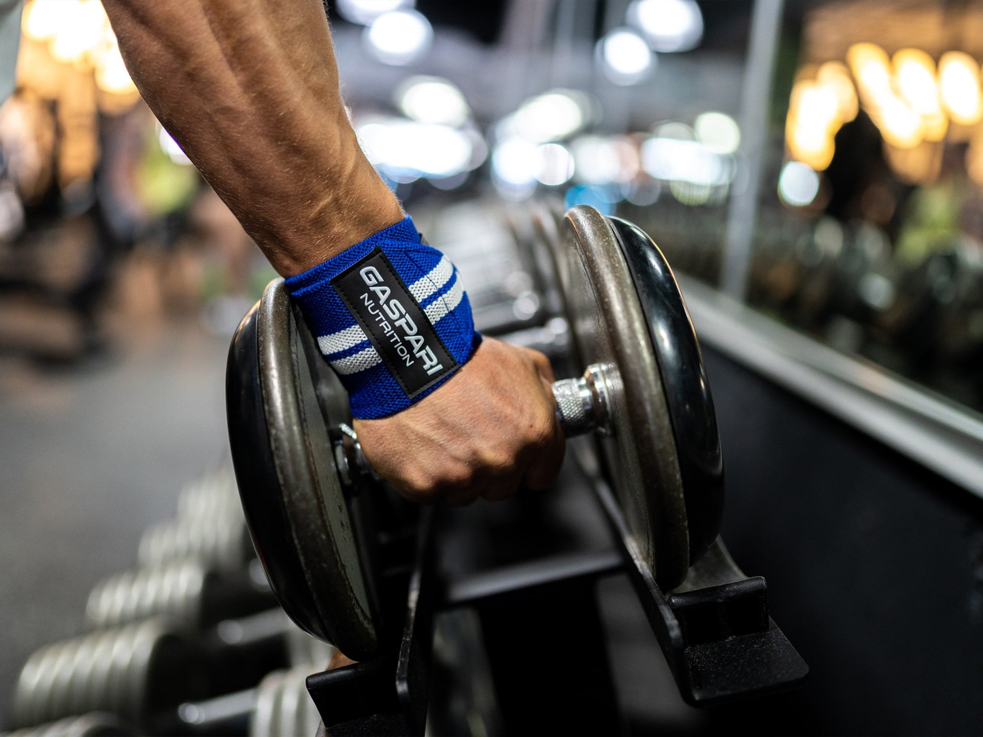 GASPARI NUTRITION Wrist Wraps - Opasky zpevňující na zápěstí