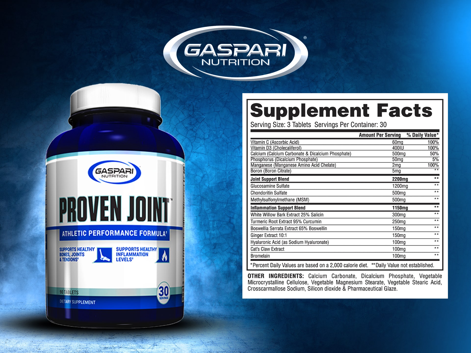 GASPARI NUTRITION Proven Joint - 90tabs doplněk na klouby