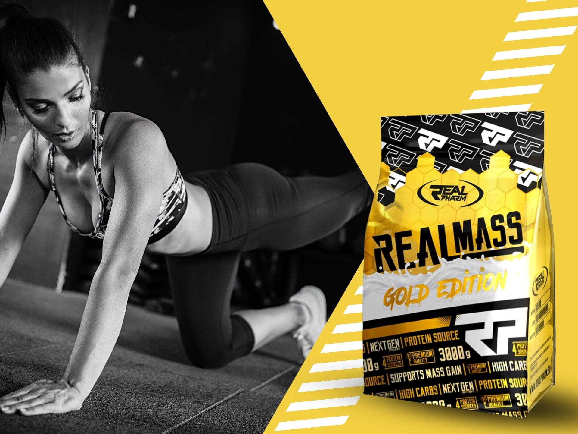 REAL PHARM Real Mass Gold Edition - 3000g