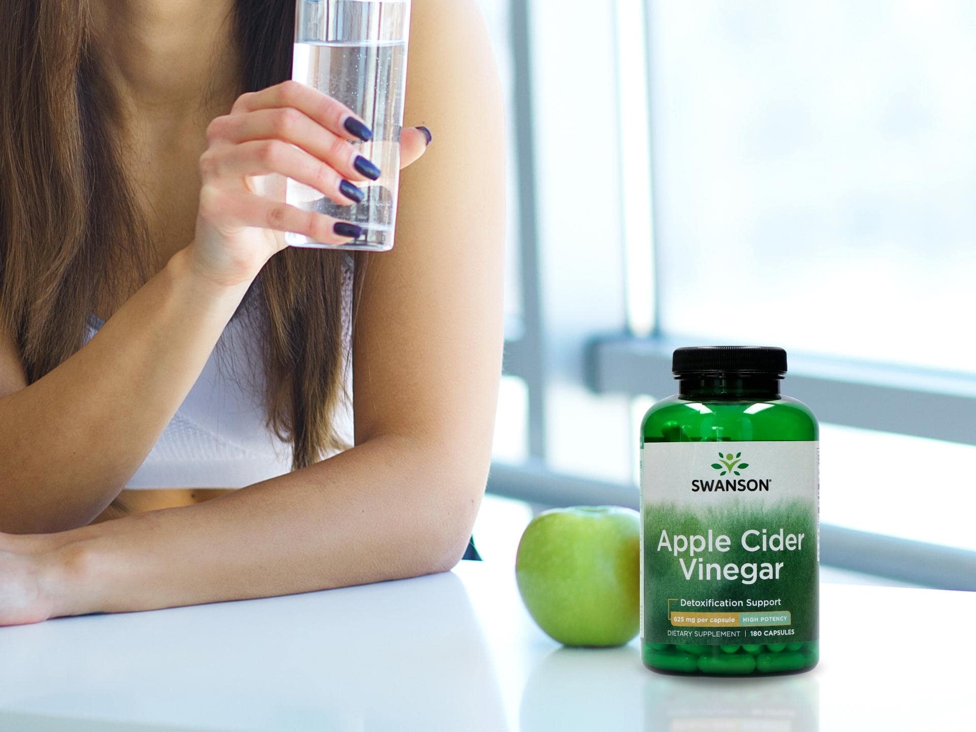 SWANSON Apple Cider Vinegar - 180caps jablečný ocet