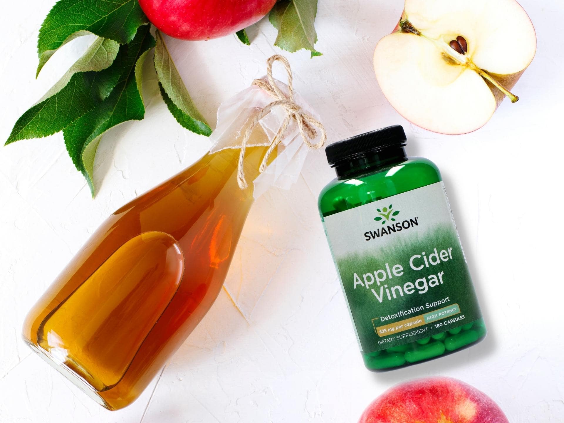 SWANSON Apple Cider Vinegar - 180caps hubnutí