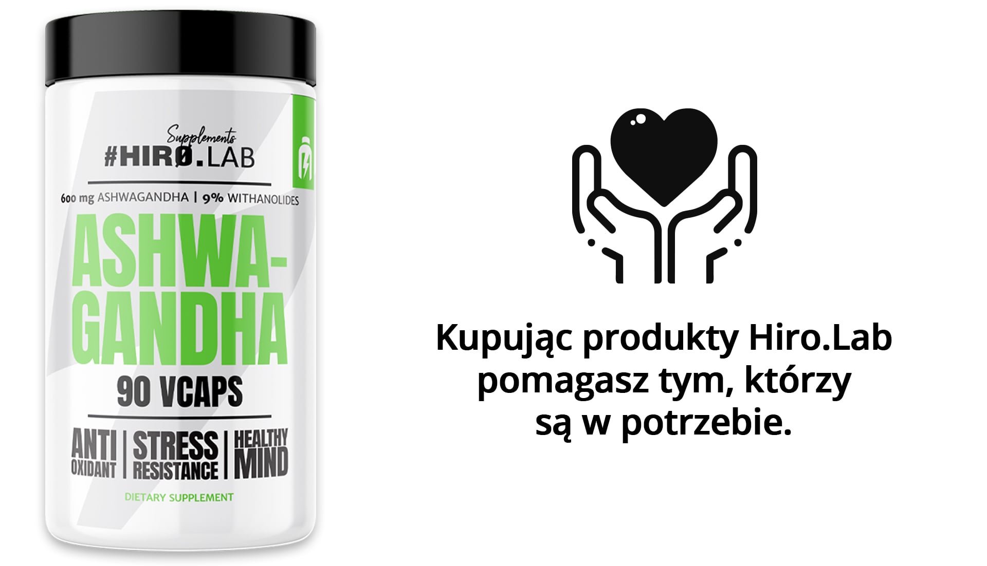 HIRO.LAB Ashwagandha 600mg - 90vcaps