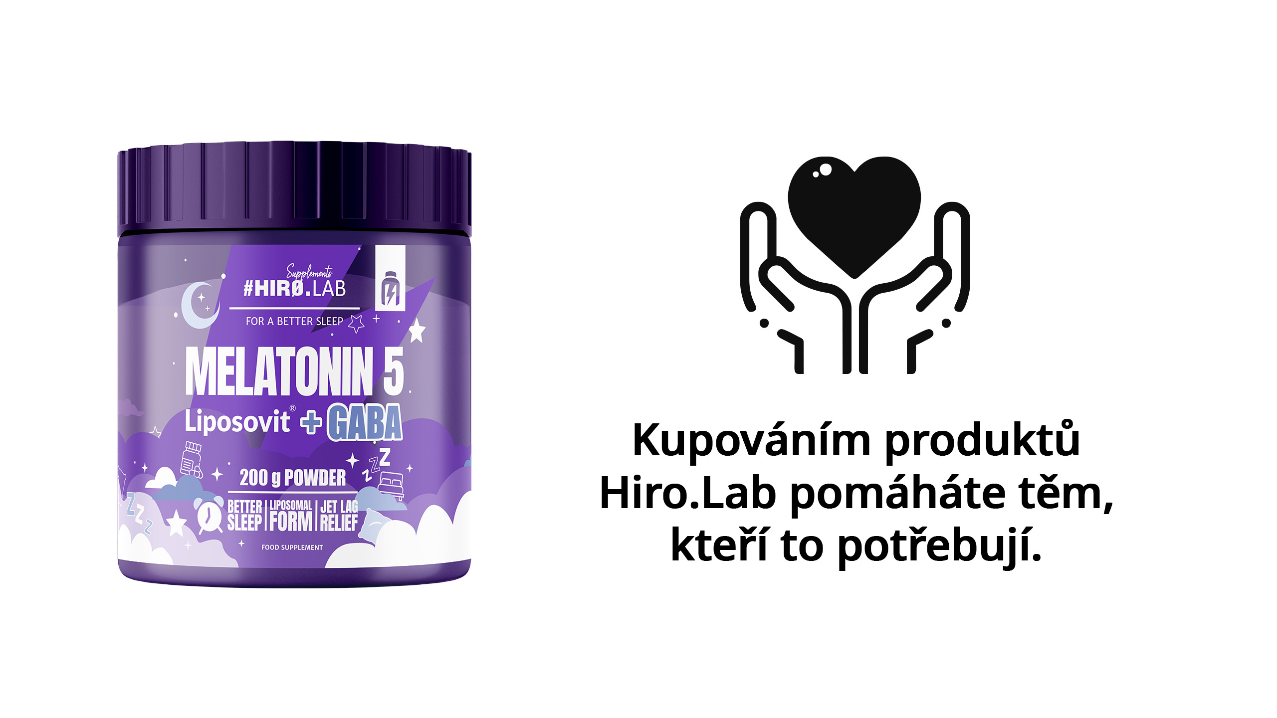 hiro.lab melatonin liposovit gaba 200g