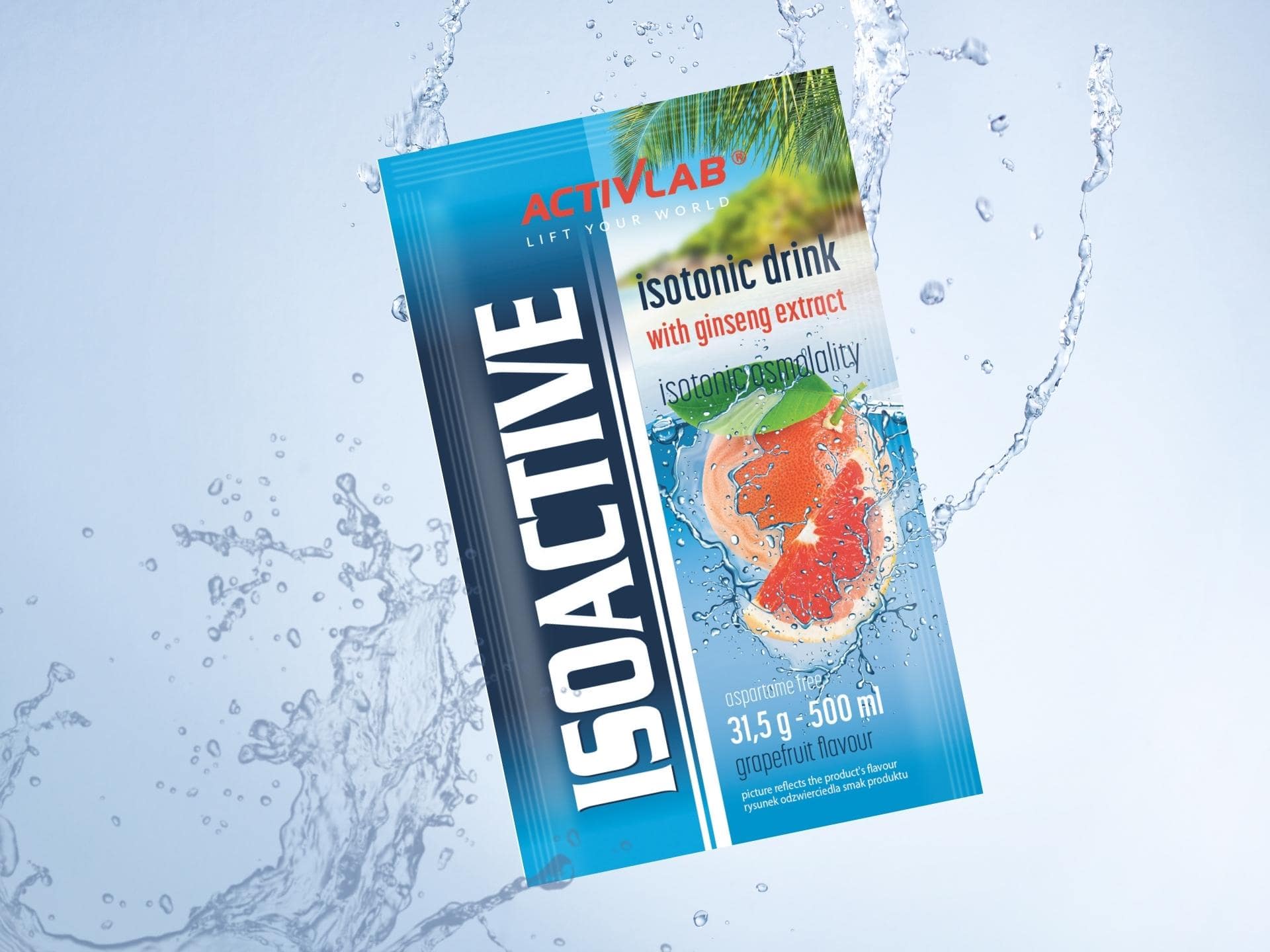 iso active izotonický nápoj grapefruit