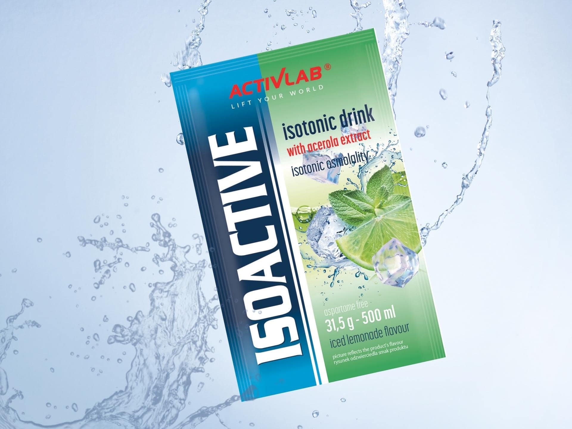 iso active izotonický nápoj lemonade