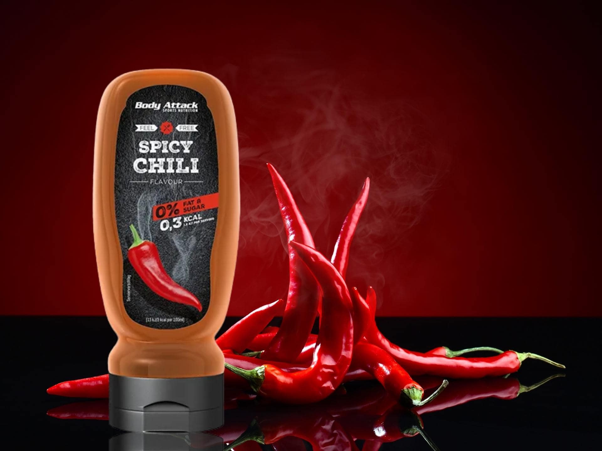 BODY ATTACK Spicy Chilli Sauce - 320ml