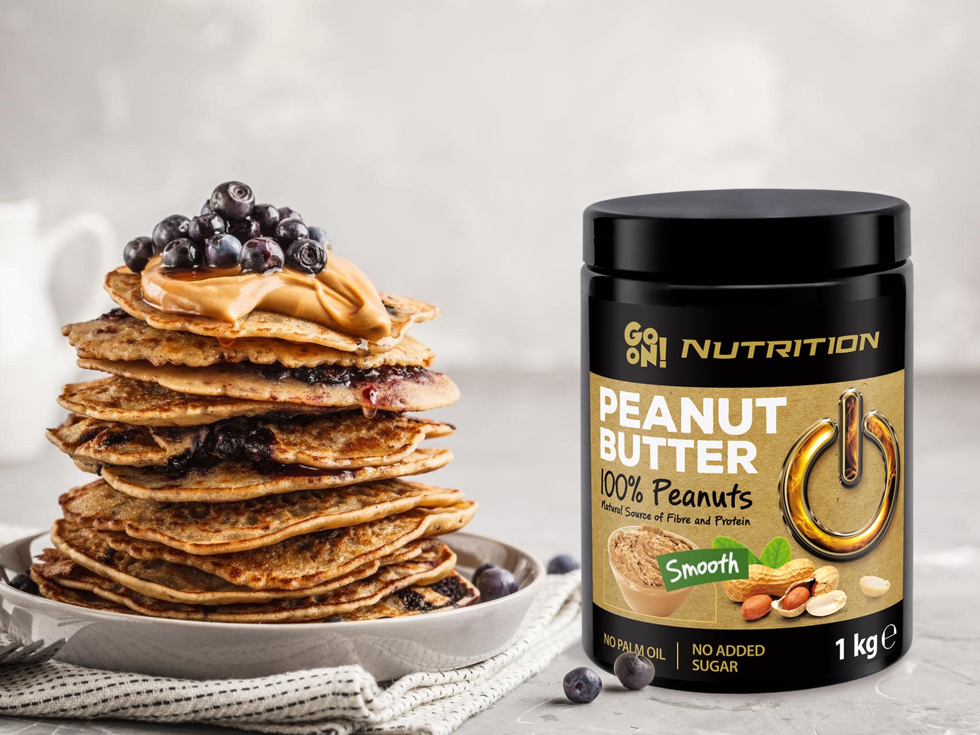 GO ON NUTRITION Peanut Butter Go On Peanut Butter - 100% Arašídů Arachidových - 1000g