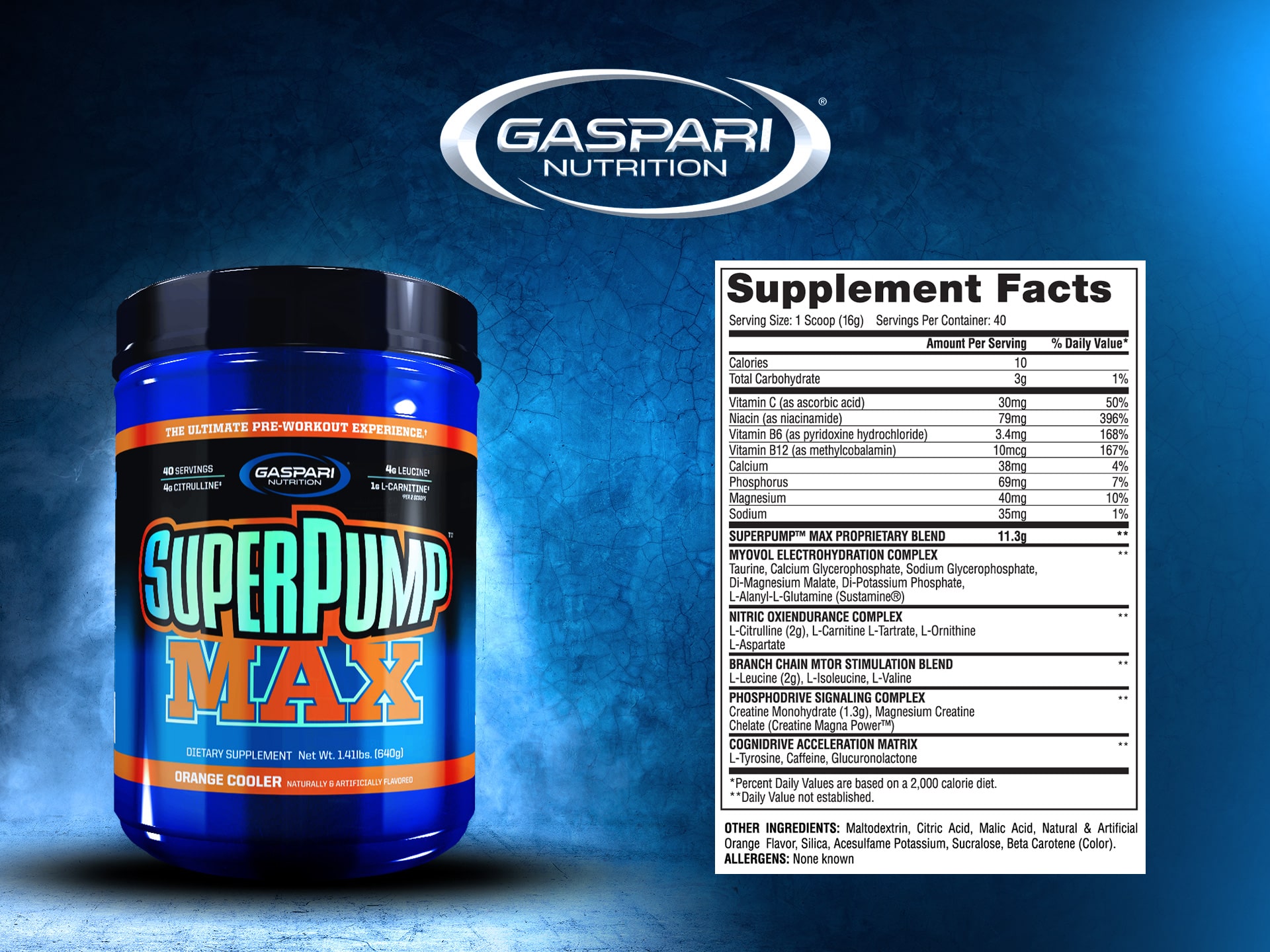 booster dusíku Super Pump Max orange