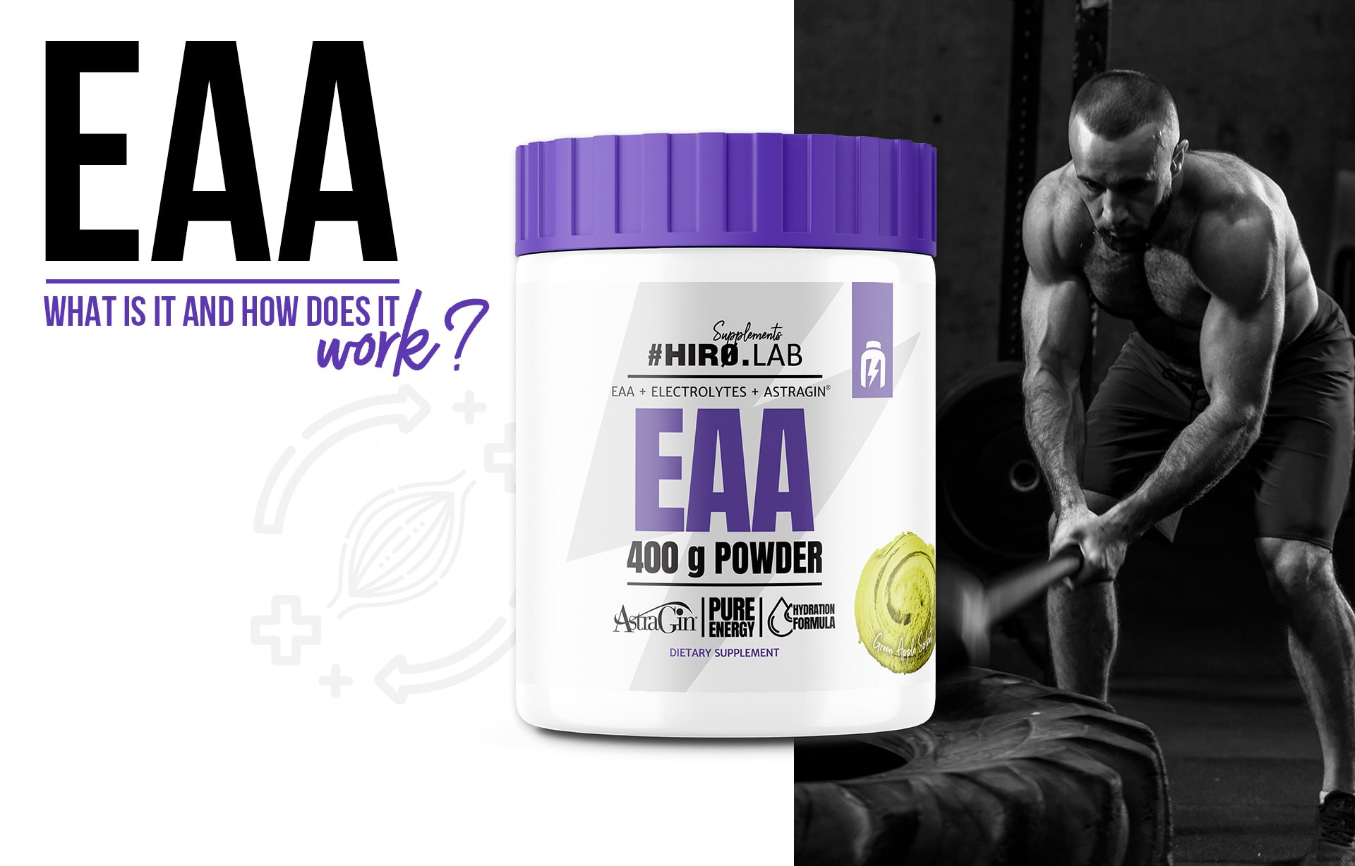 HIRO.LAB EAA 400g sport trening