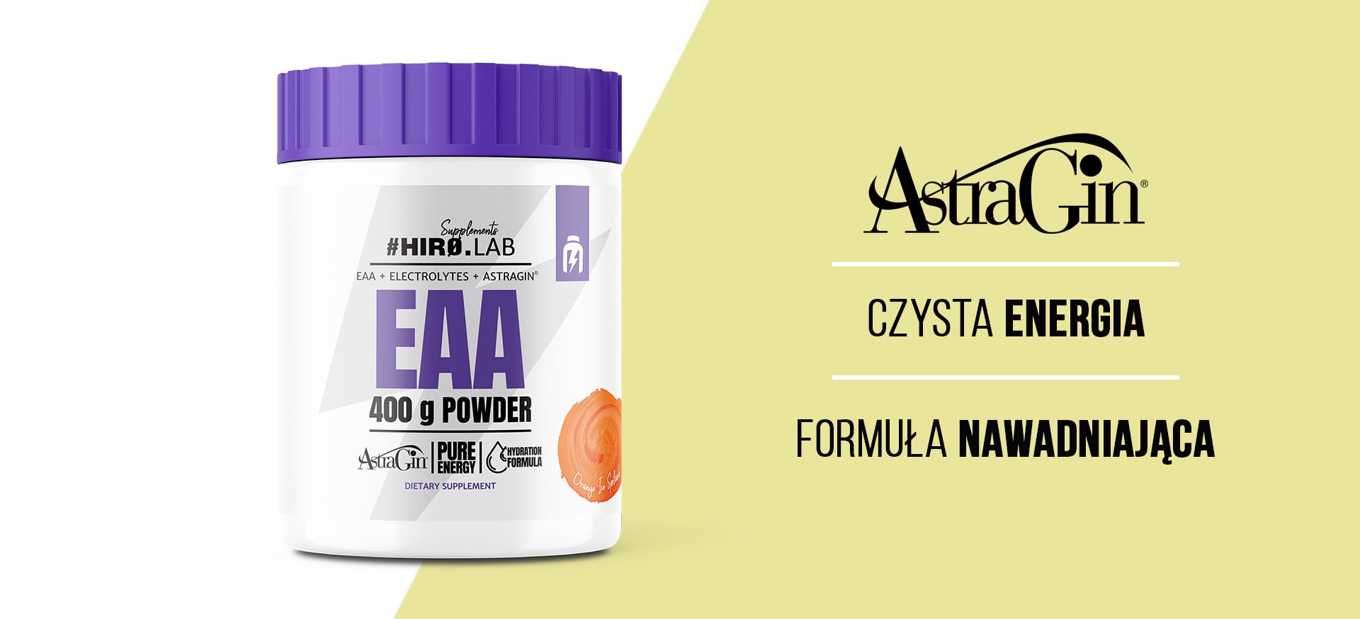 HIRO.LAB EAA 400g aminokyseliny orange