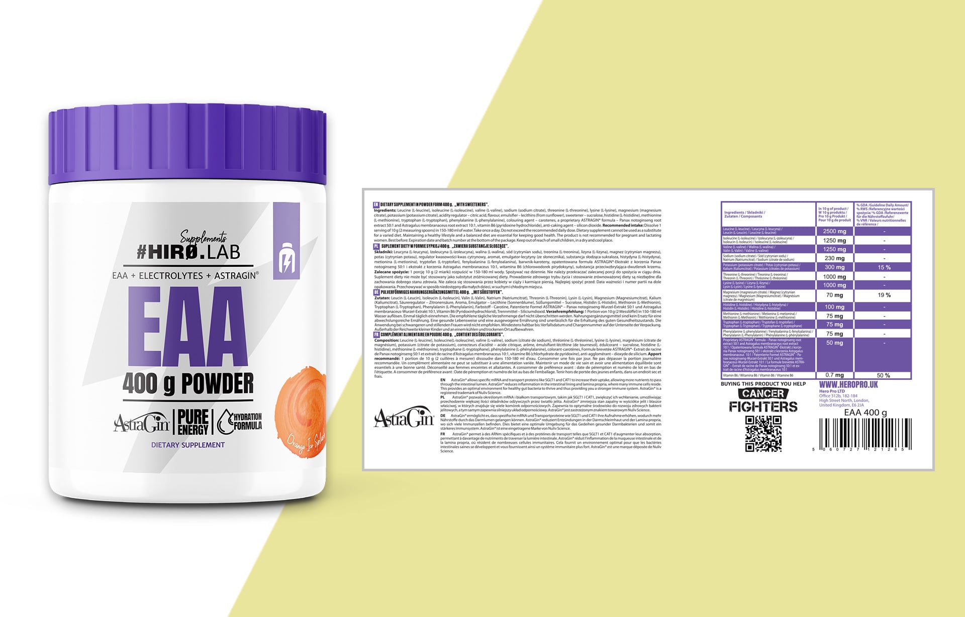EAA Hiro.lab složení užívání způsob použití orange