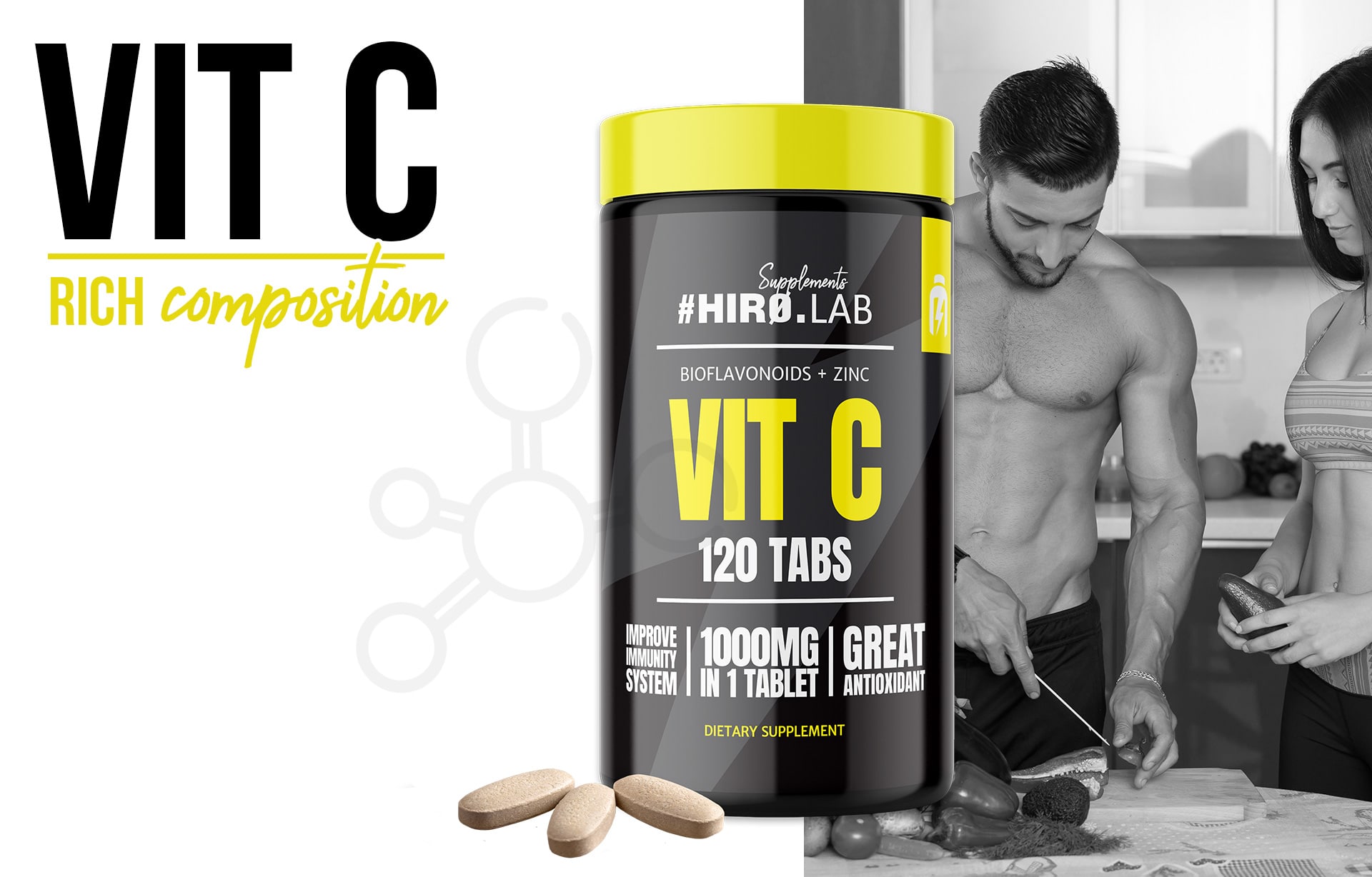 Vitamín C - 120tabs význam pro sportovce