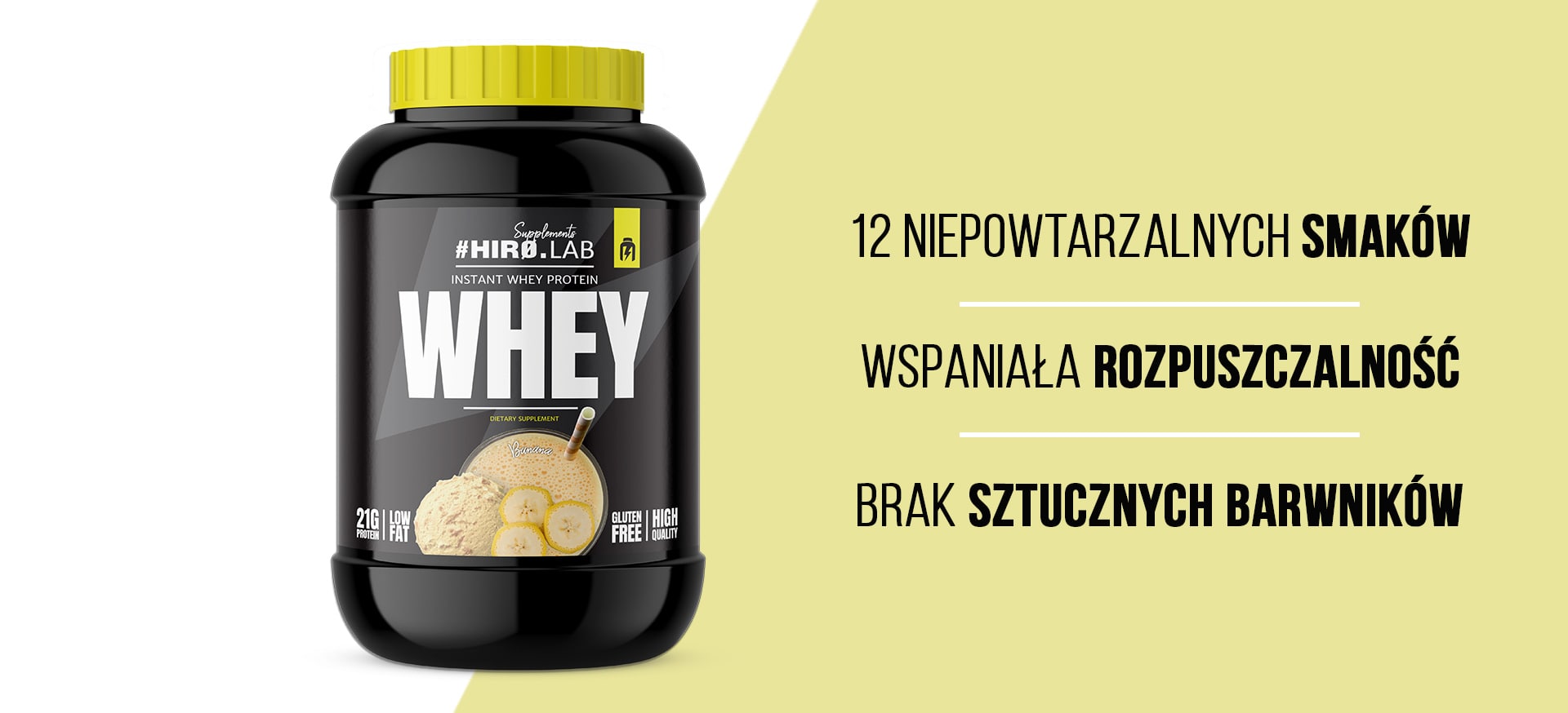 Instant Whey Protein 2000g Banana