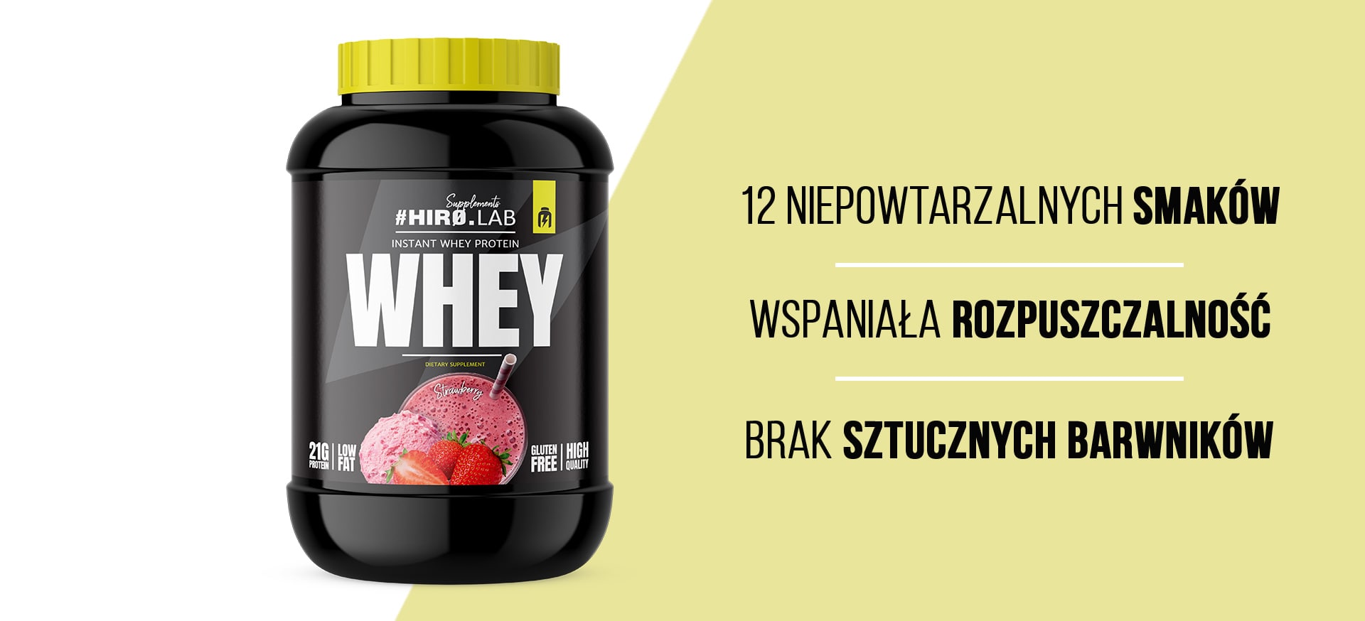 Instant Whey Protein 2000g Strawberry