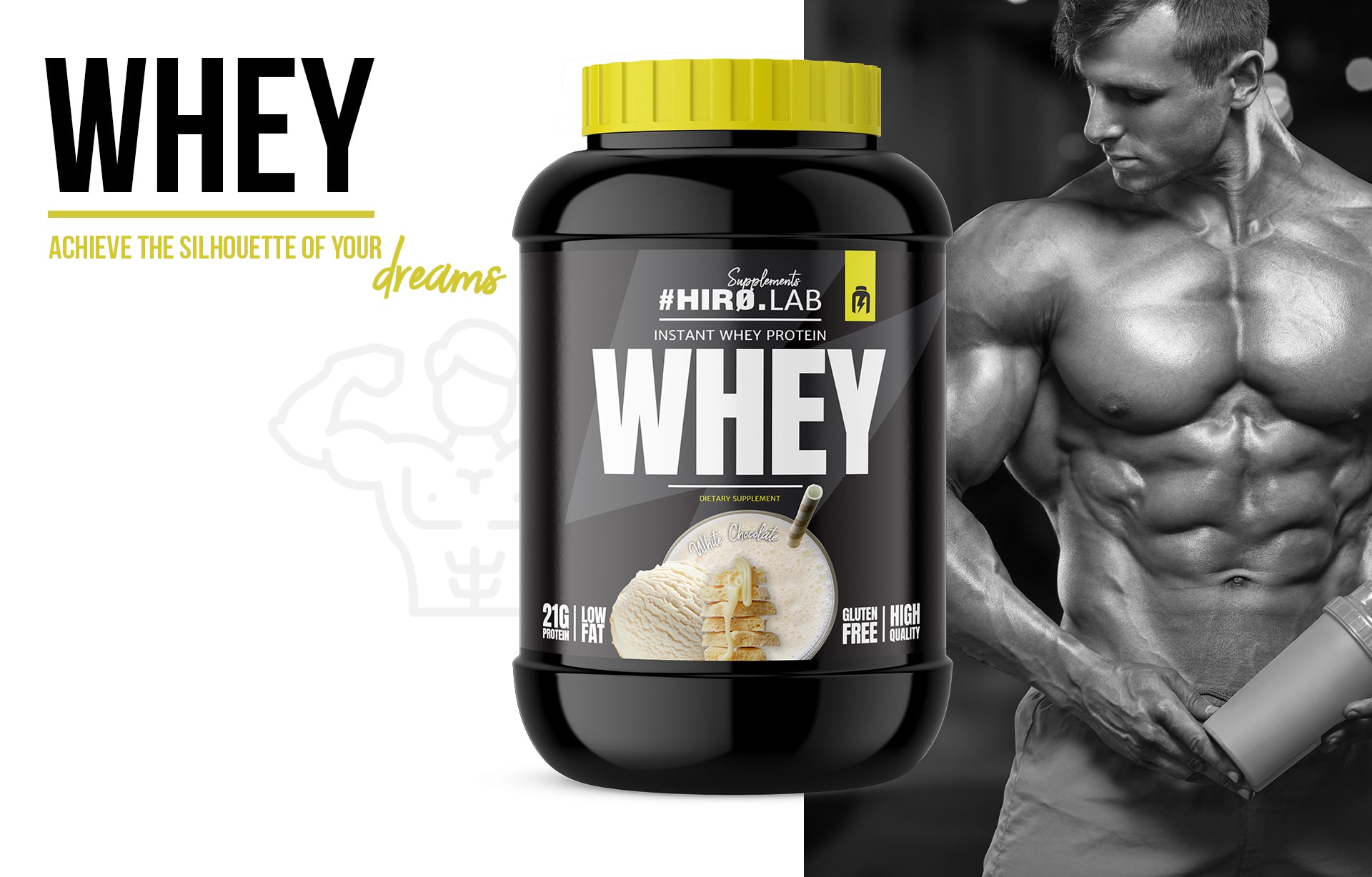 Hiro.Lab WPC 2kg White Chocolate