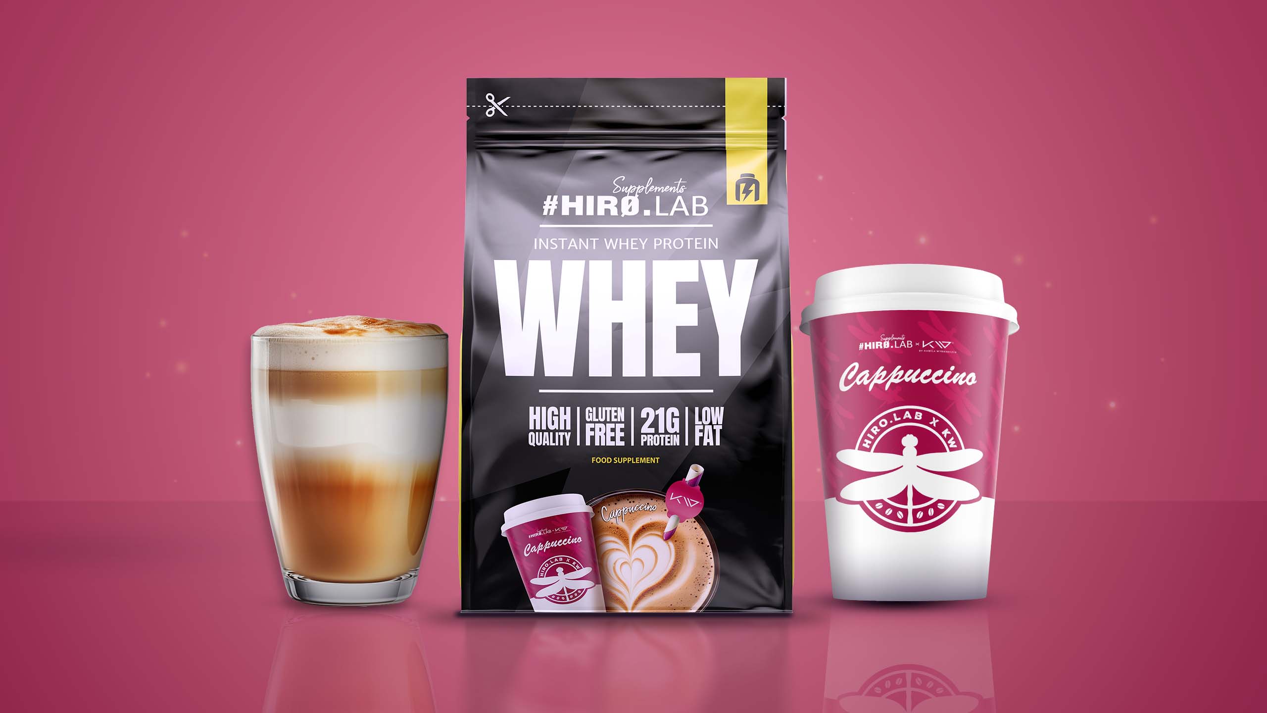 Instant Whey Protein WPC bílkovina Kamila Wybrańczik