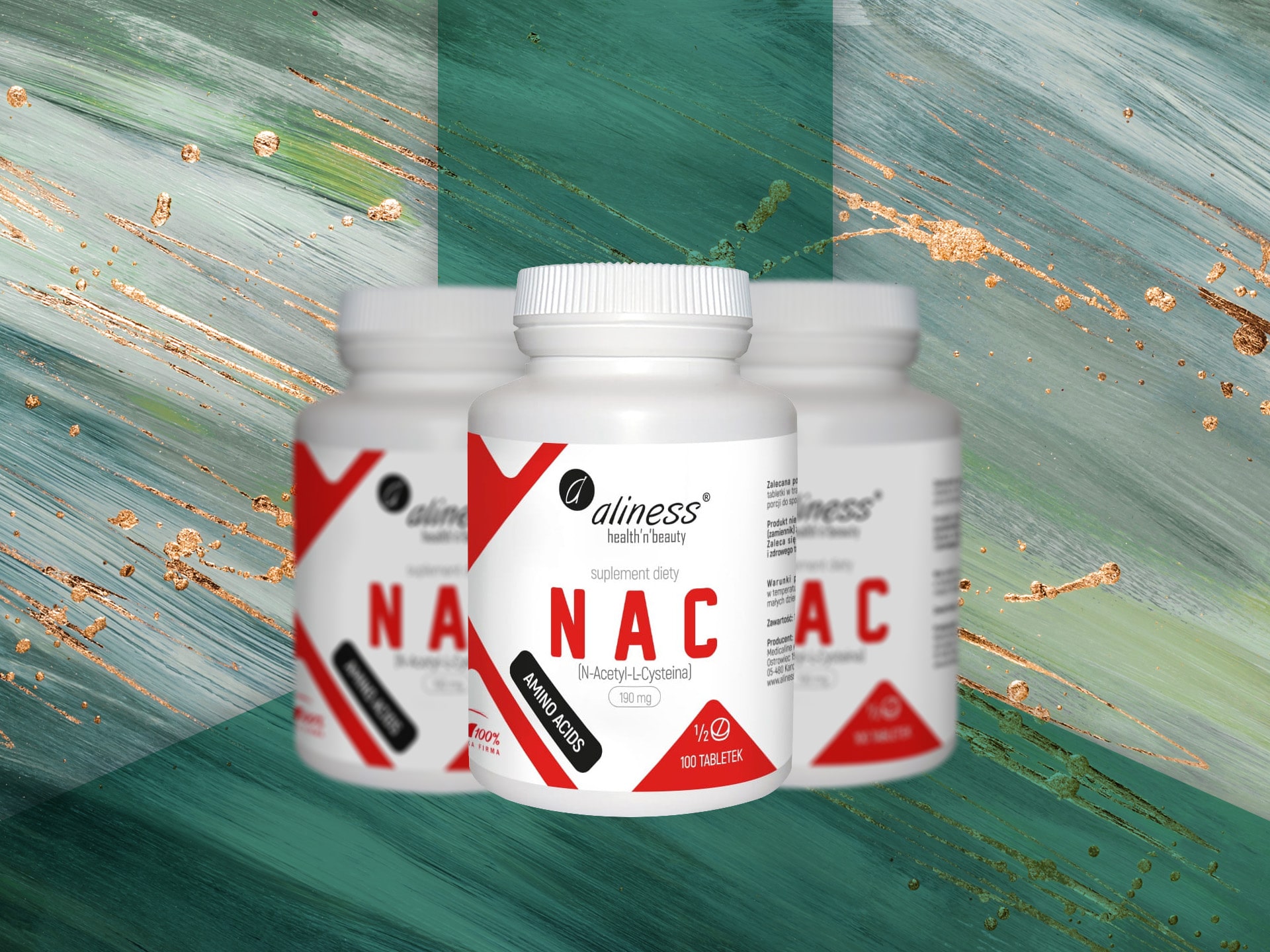 Aliness - NAC - N-acetyl-L-cysteina - podpora jater, detoxikace