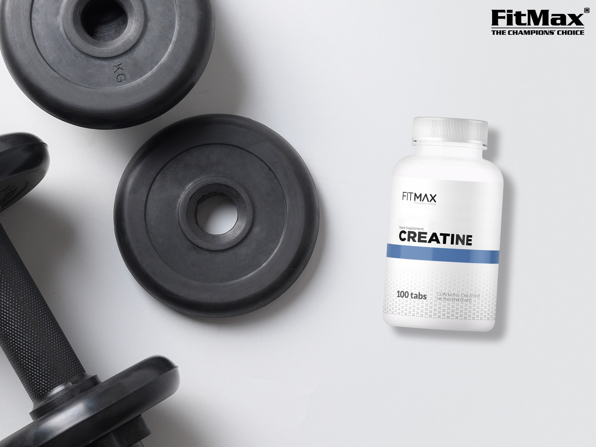 FitMax - Creatine - čistý kreatinový monohydrát v tabletách