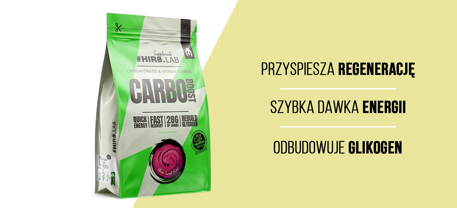 Hiro.Lab - Carbo Boost - sacharidový doplněk na bázi maltodextrinu