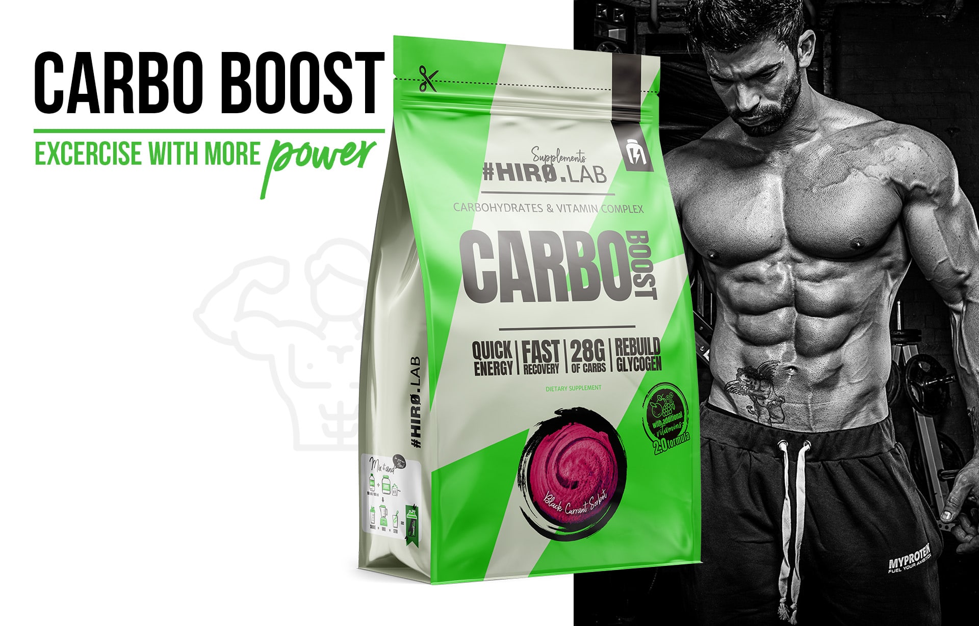 Hiro.Lab - Carbo Boost - sacharidový doplněk na bázi maltodextrinu