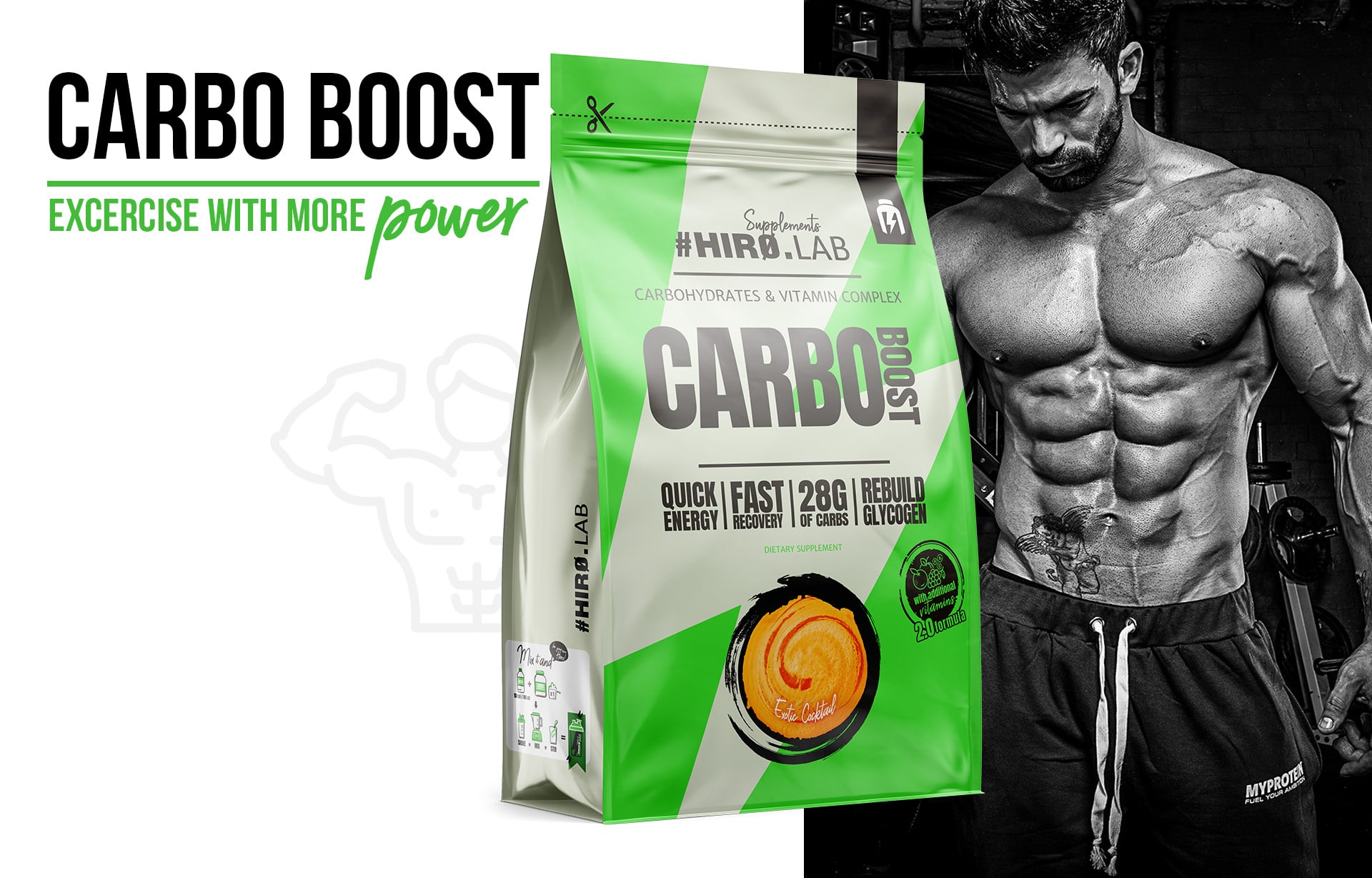 Hiro.Lab - Carbo Boost - sacharidový doplněk na bázi maltodextrinu