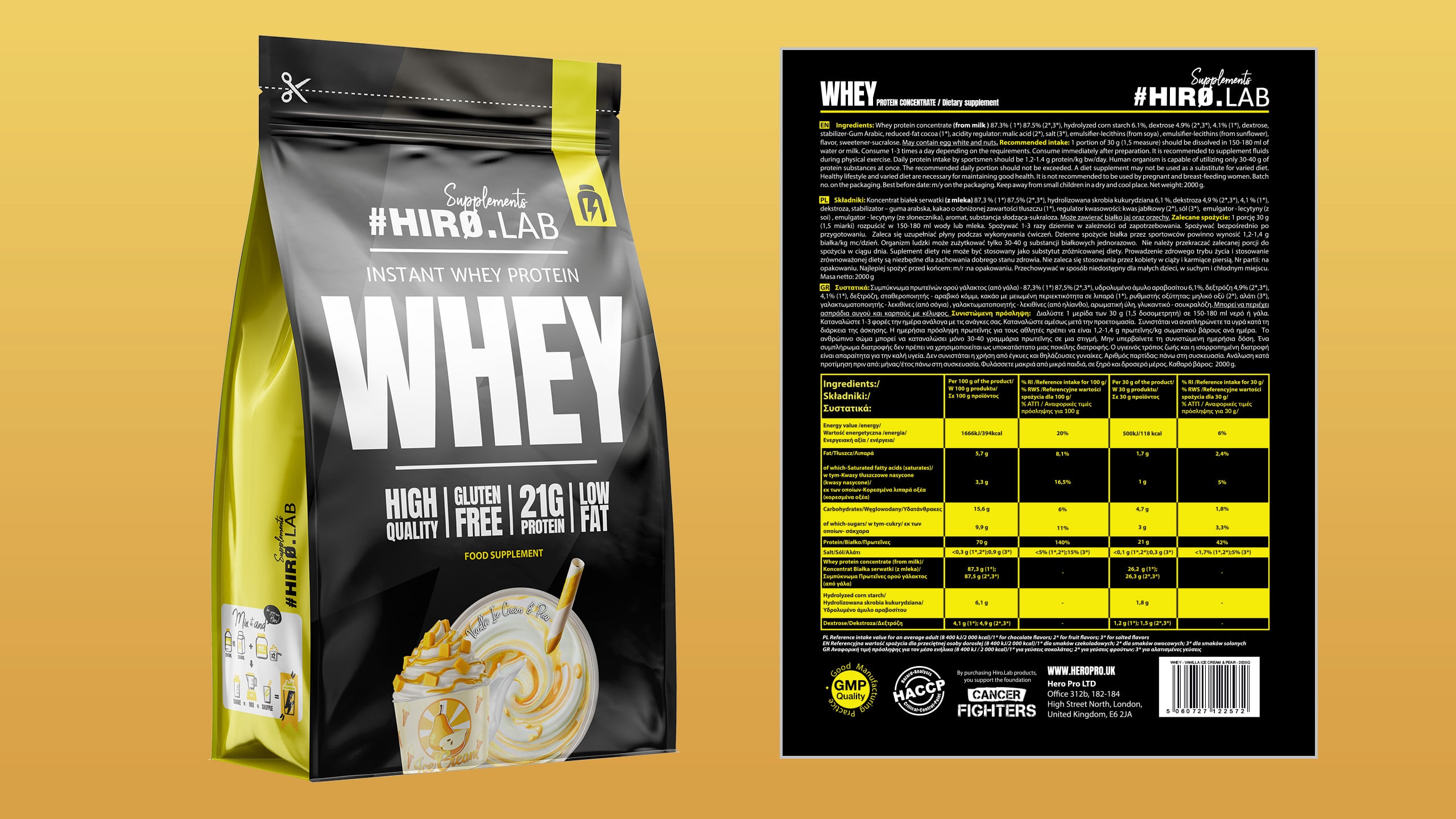 Proteinový doplněk whey WPC koncentrát syrovátkové bílkoviny syrovátka