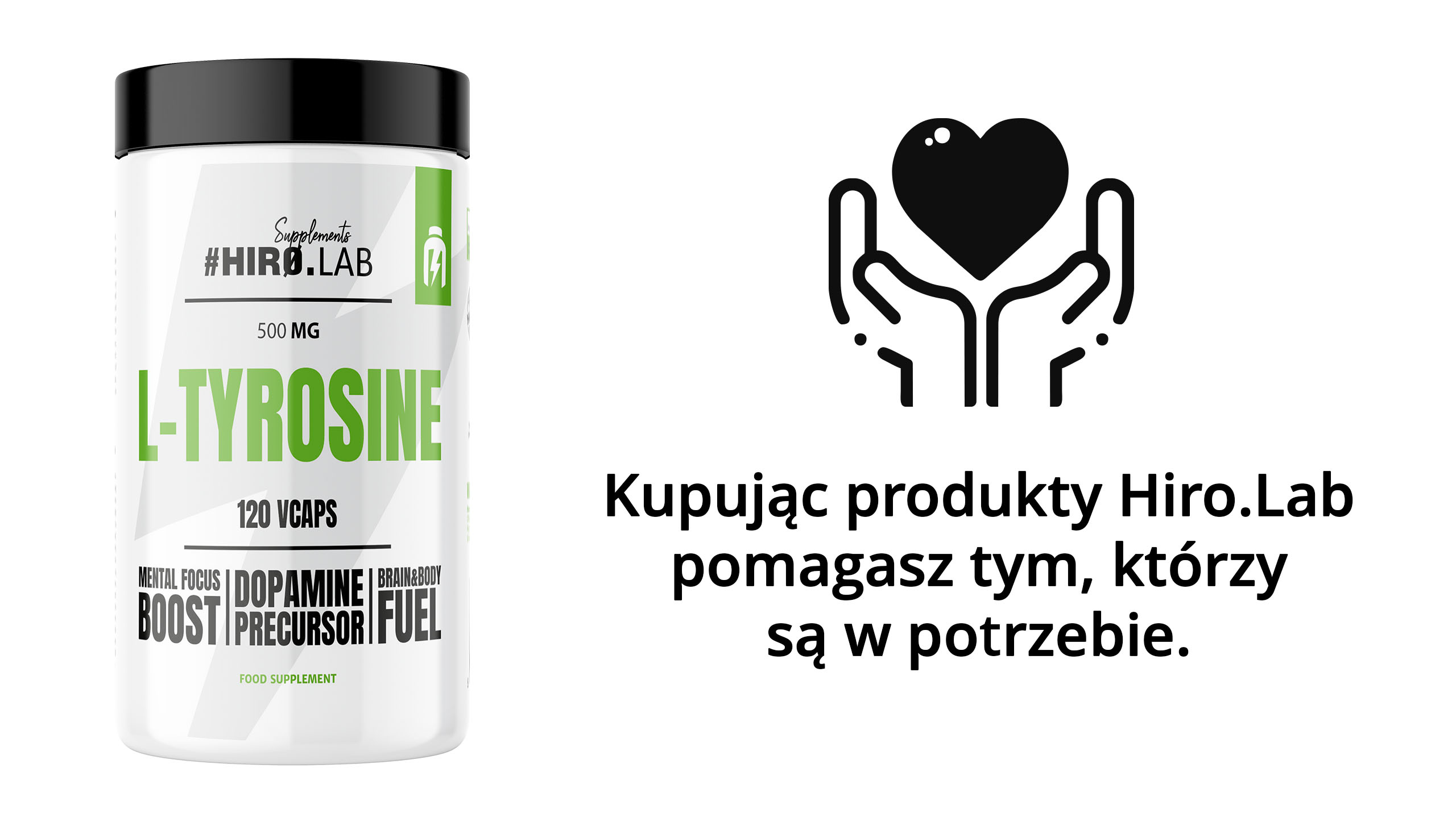 Hiro.Lab - L-tyrozin - produkce dopaminu