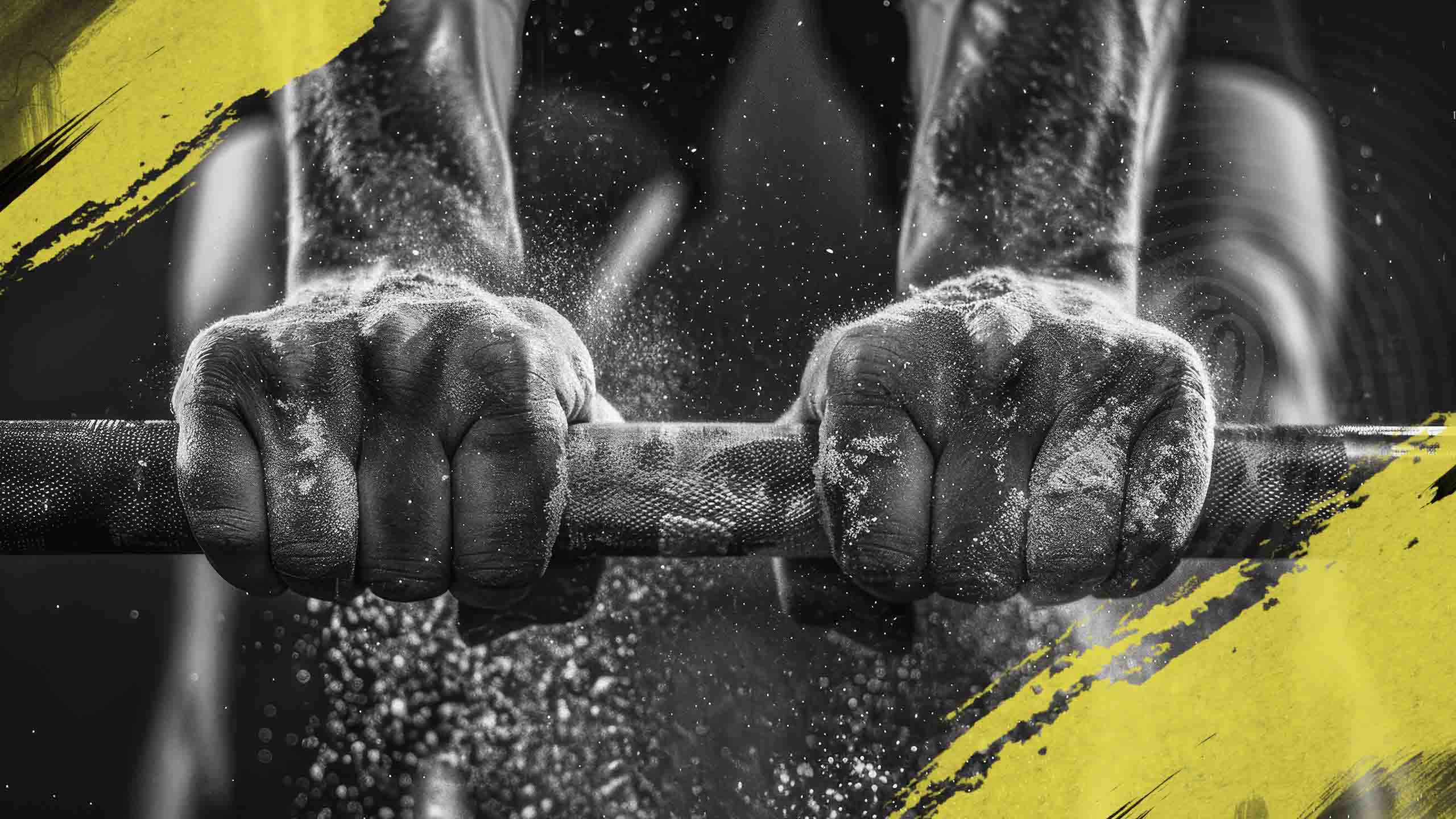 Chalk - magnezia v kostce - crossfit lezeni trojboj gymnastika