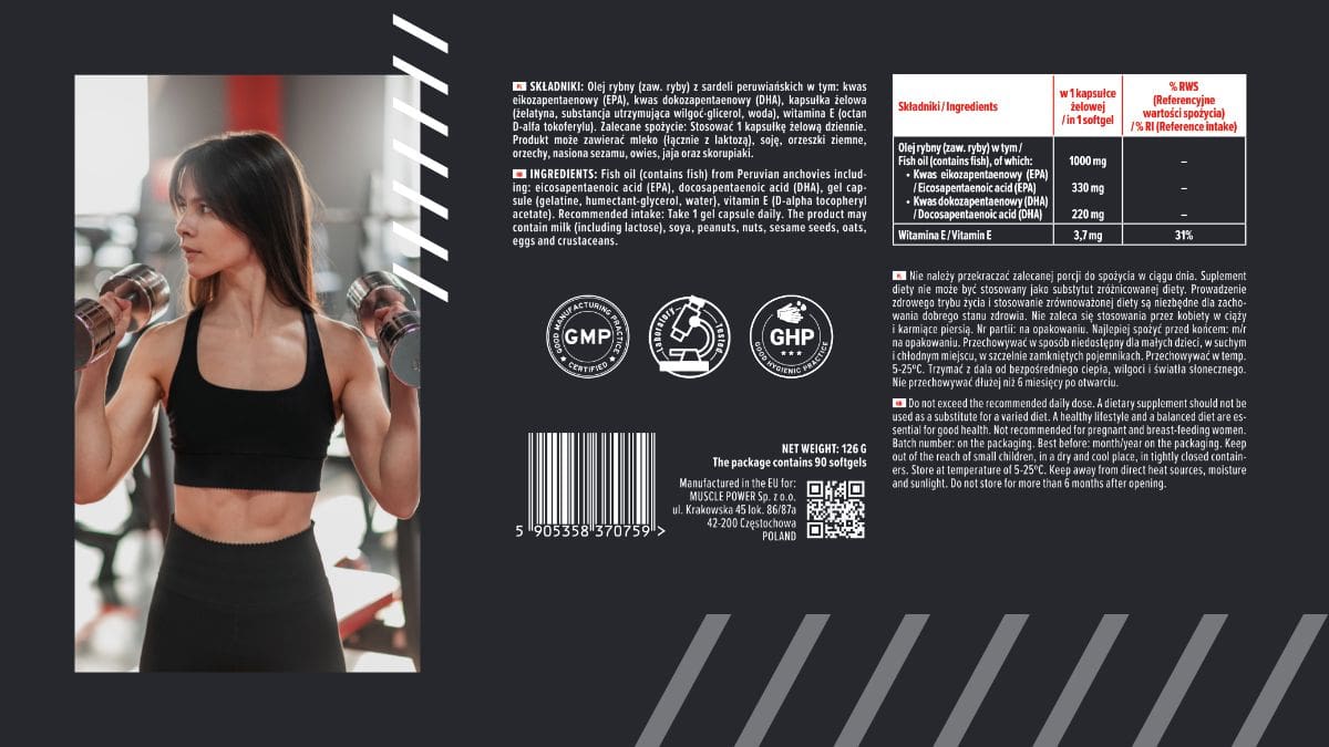 MP Sport - Omega 3 - mastné kyseliny