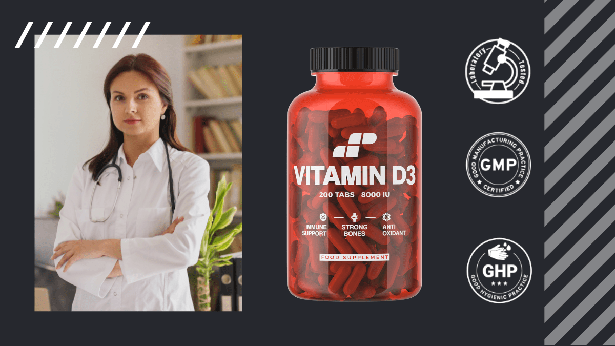MP Nutrition - Vitamin D3 - 8000 IU