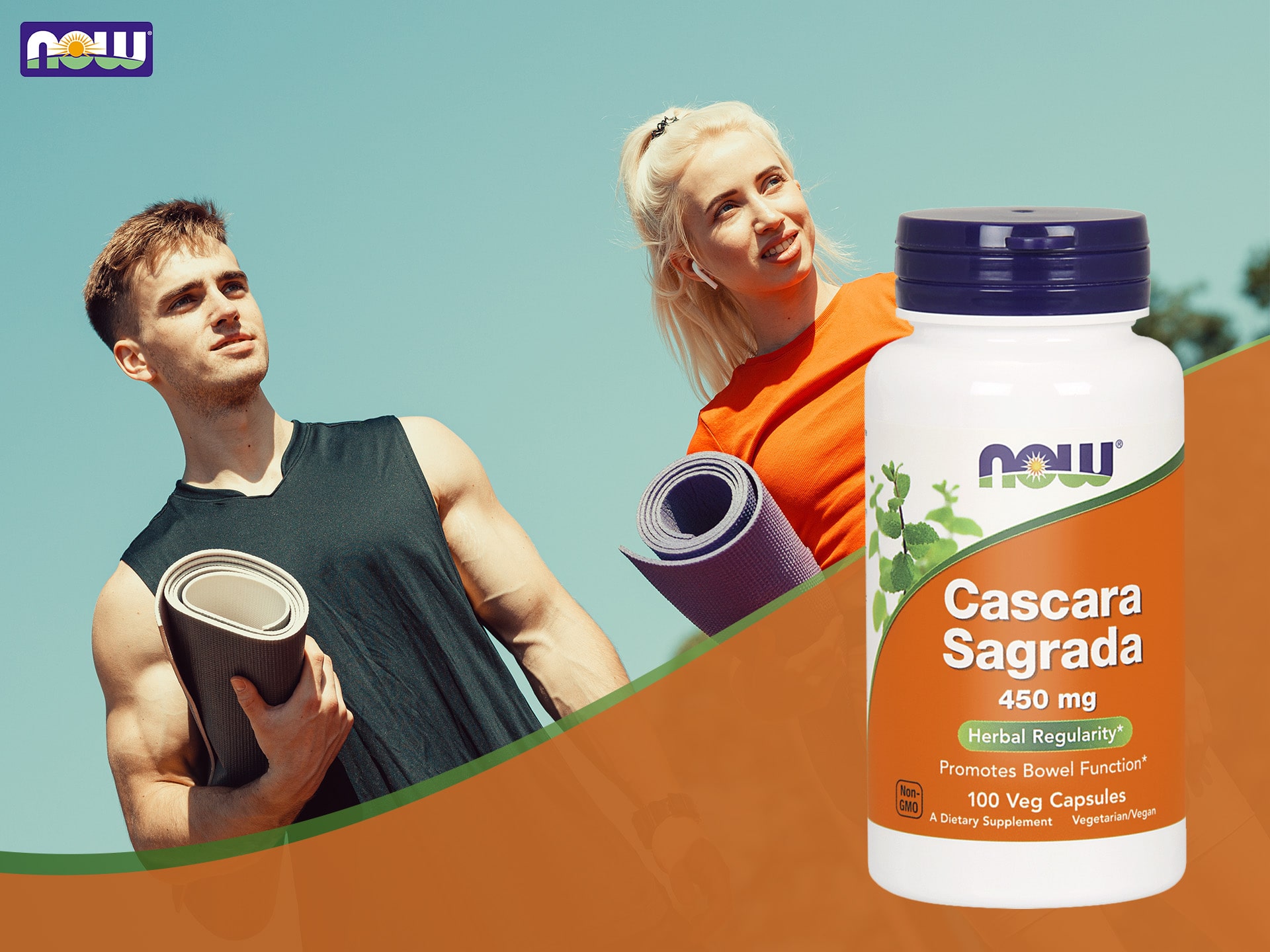 NOW - Cascara Sagrada - podpora při zácpě