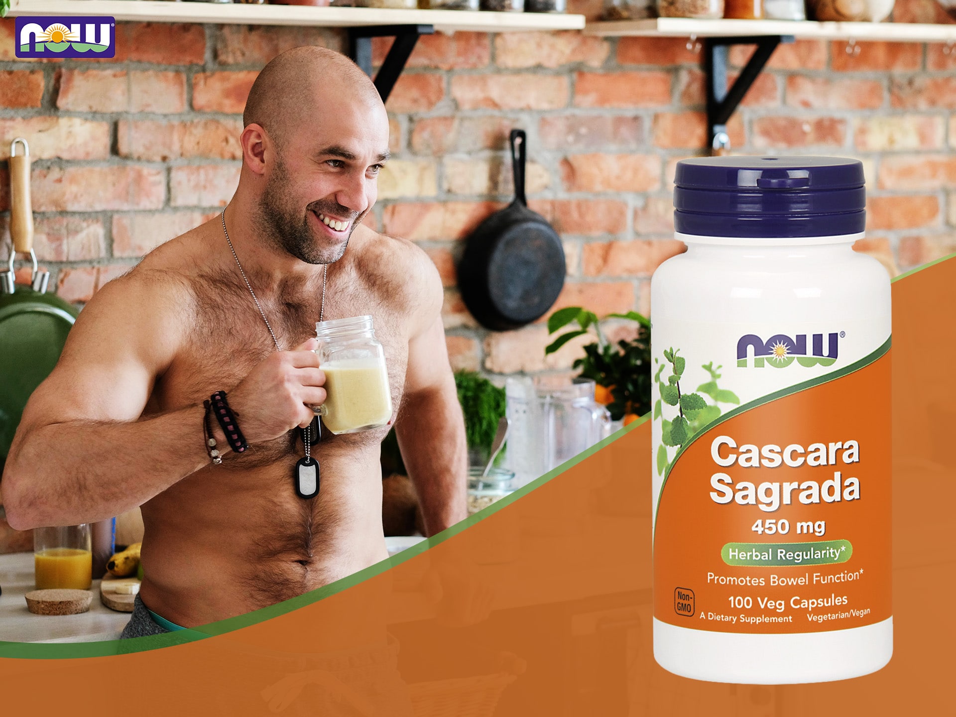 NOW - Cascara Sagrada - podpora při zácpě